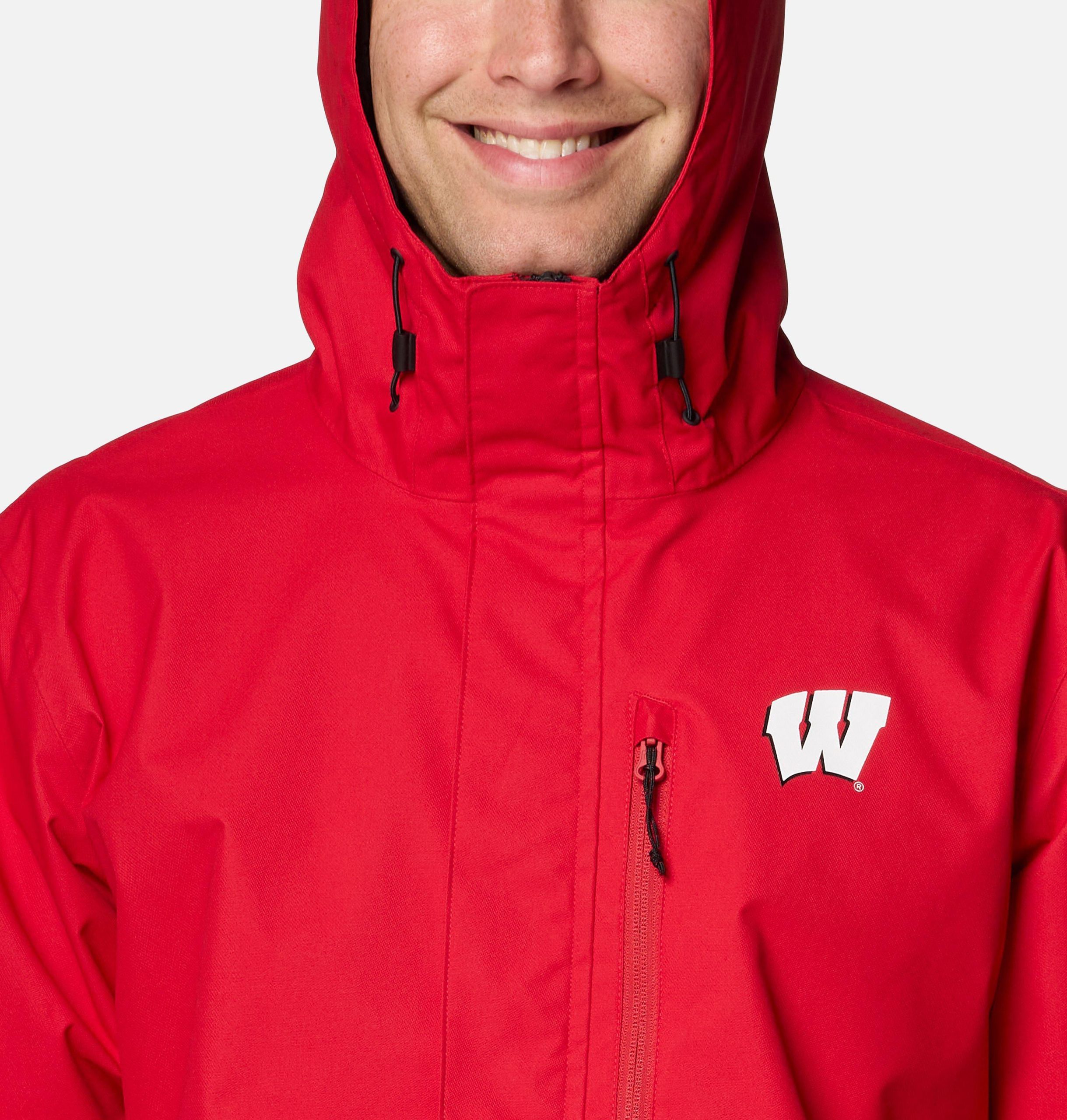 herre college field bound jakke – wisconsin