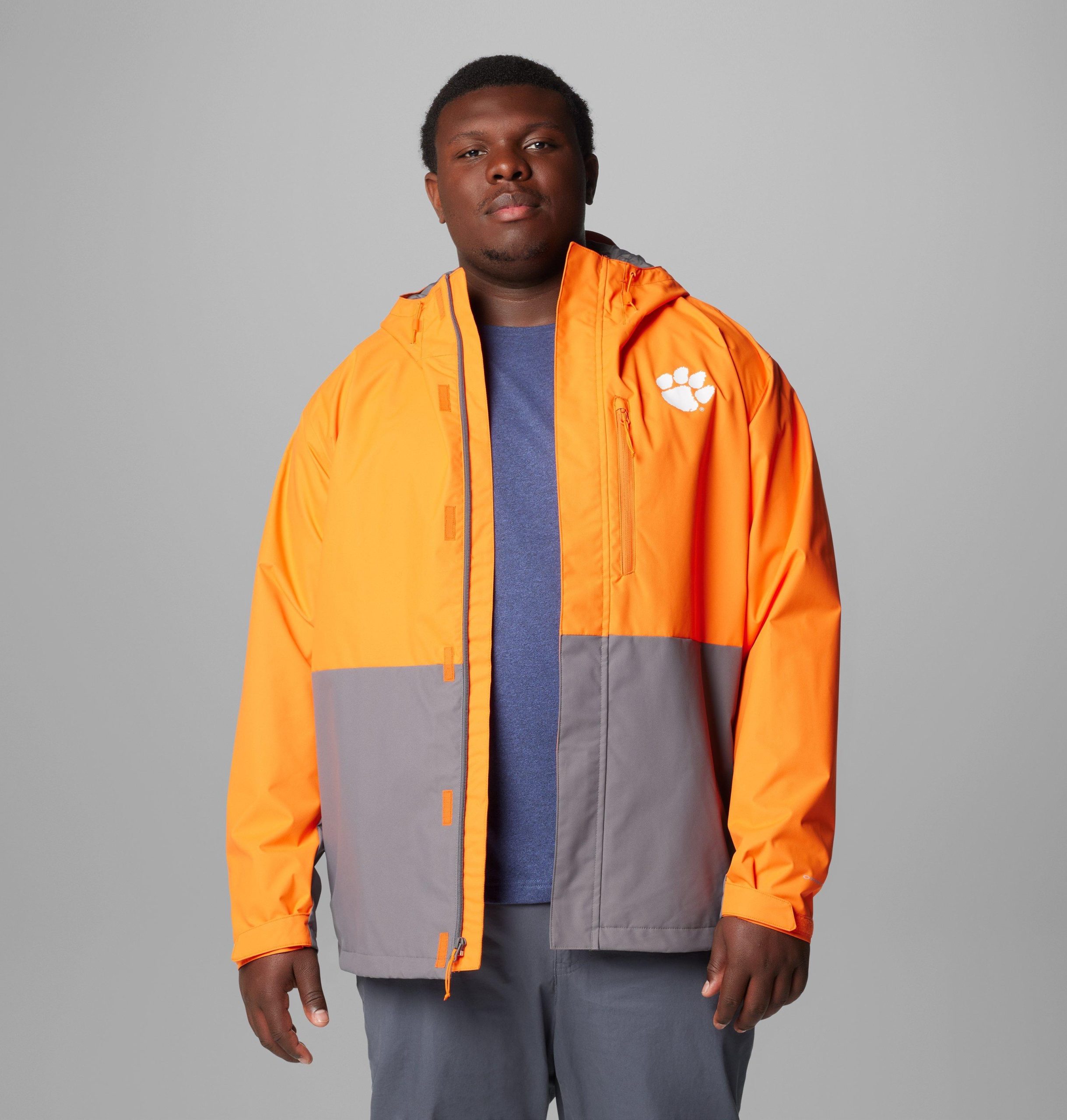 herre collegiate field bound jakke – clemson – stor
