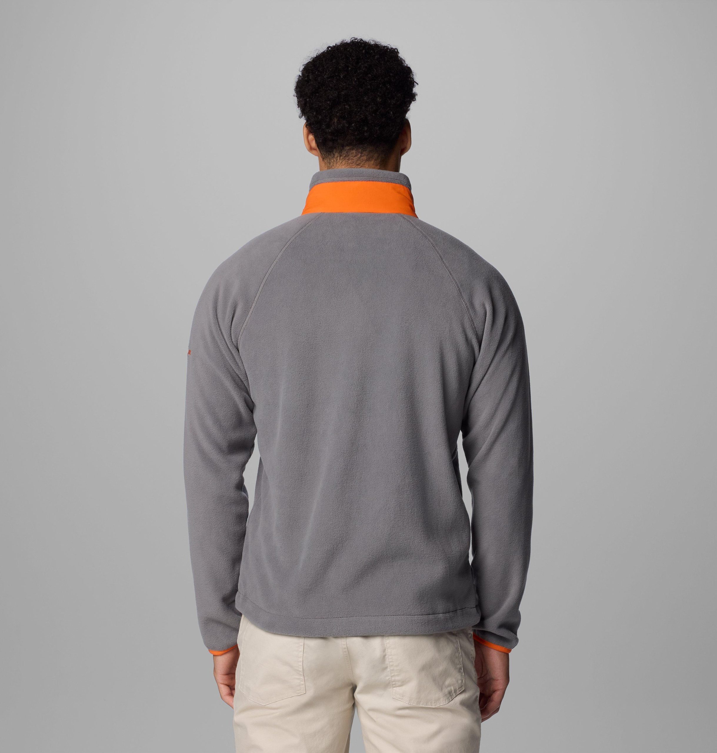 herre collegiate flanker iv fleecejakke – clemson