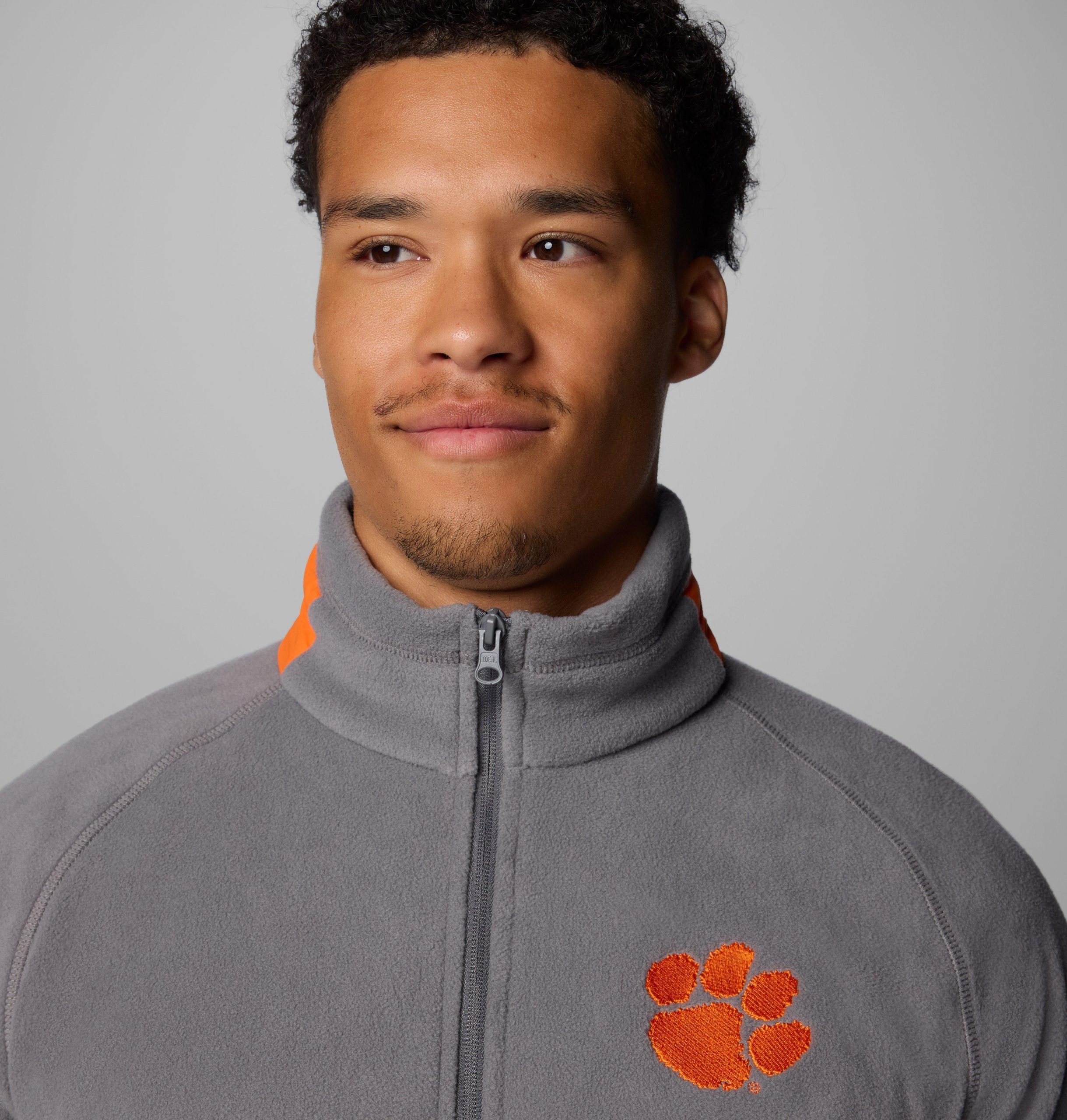 herre collegiate flanker iv fleecejakke – clemson