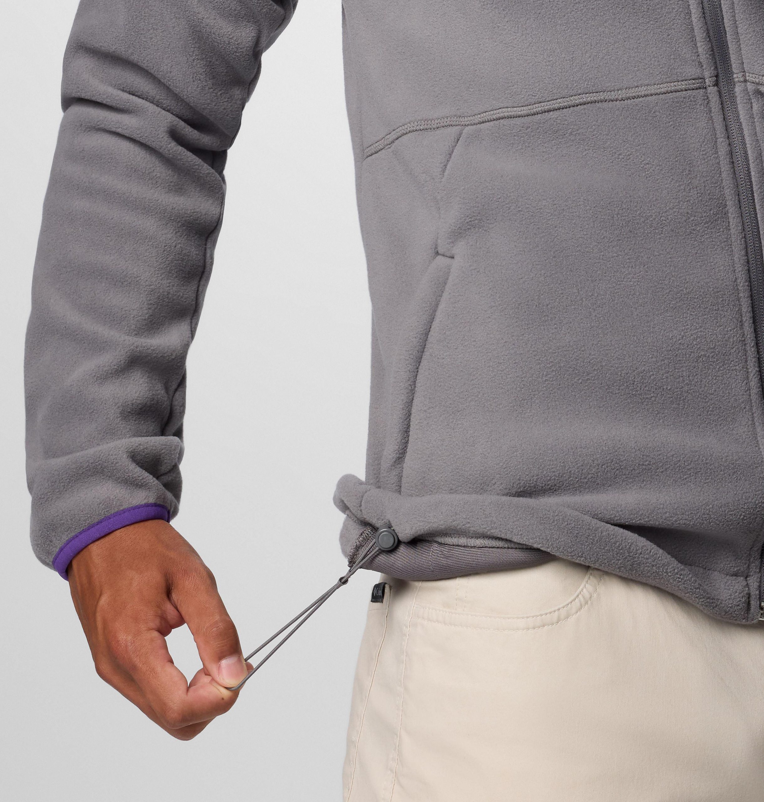 herre collegiate flanker iv fleecejakke – lsu