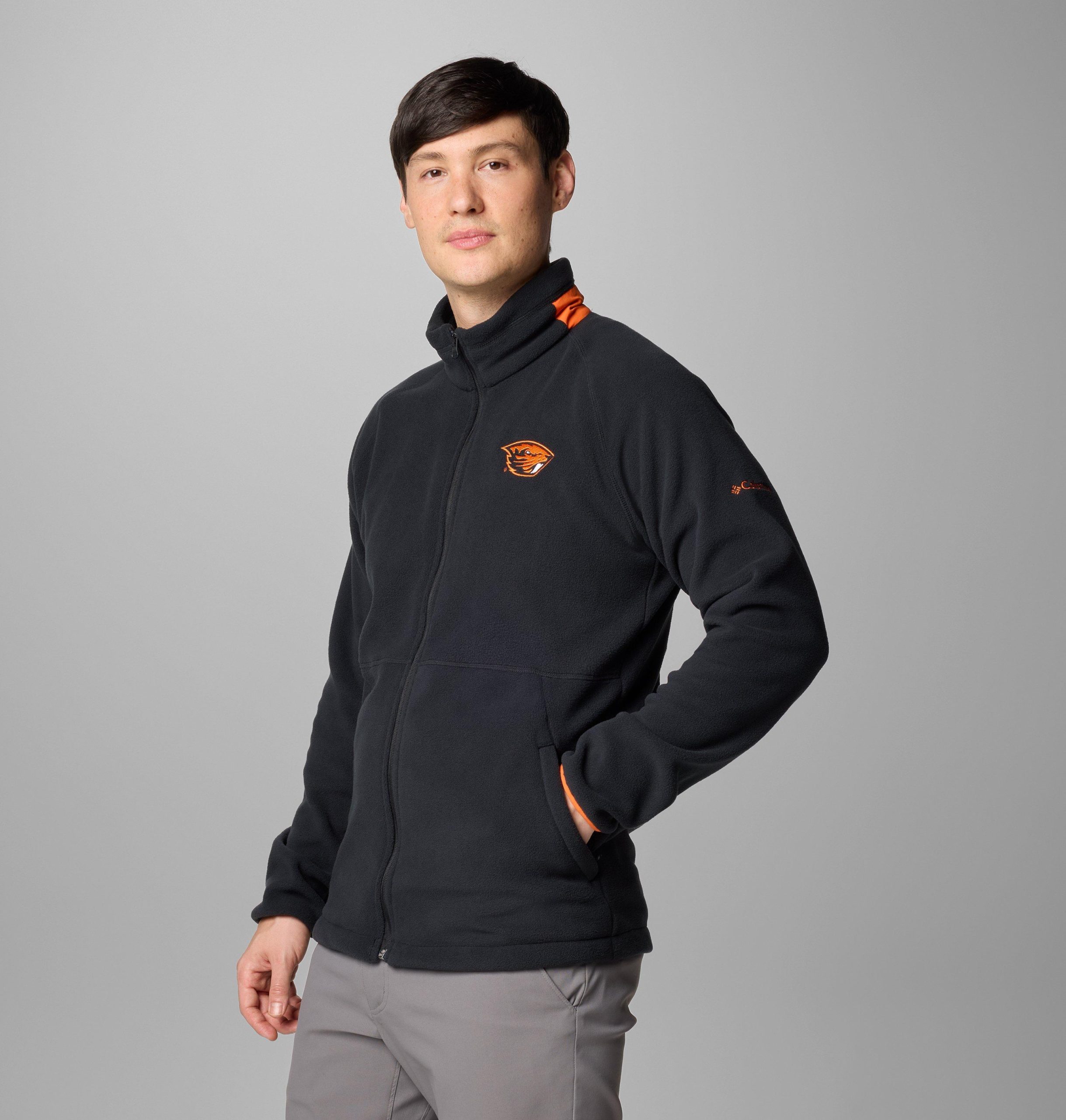 herre collegiate flanker iv fleecejakke – oregon state