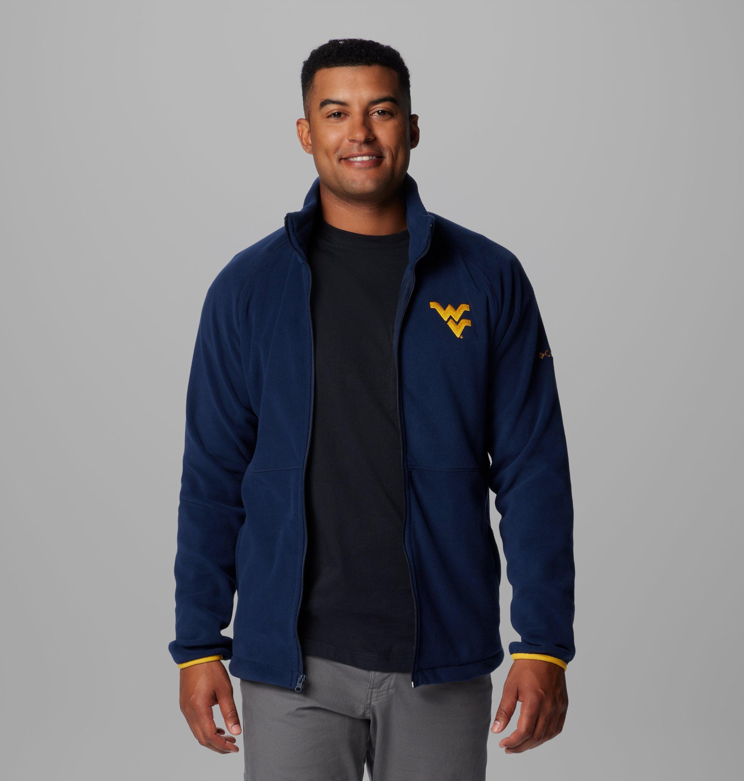 herre collegiate flanker iv fleecejakke – vest-virginia