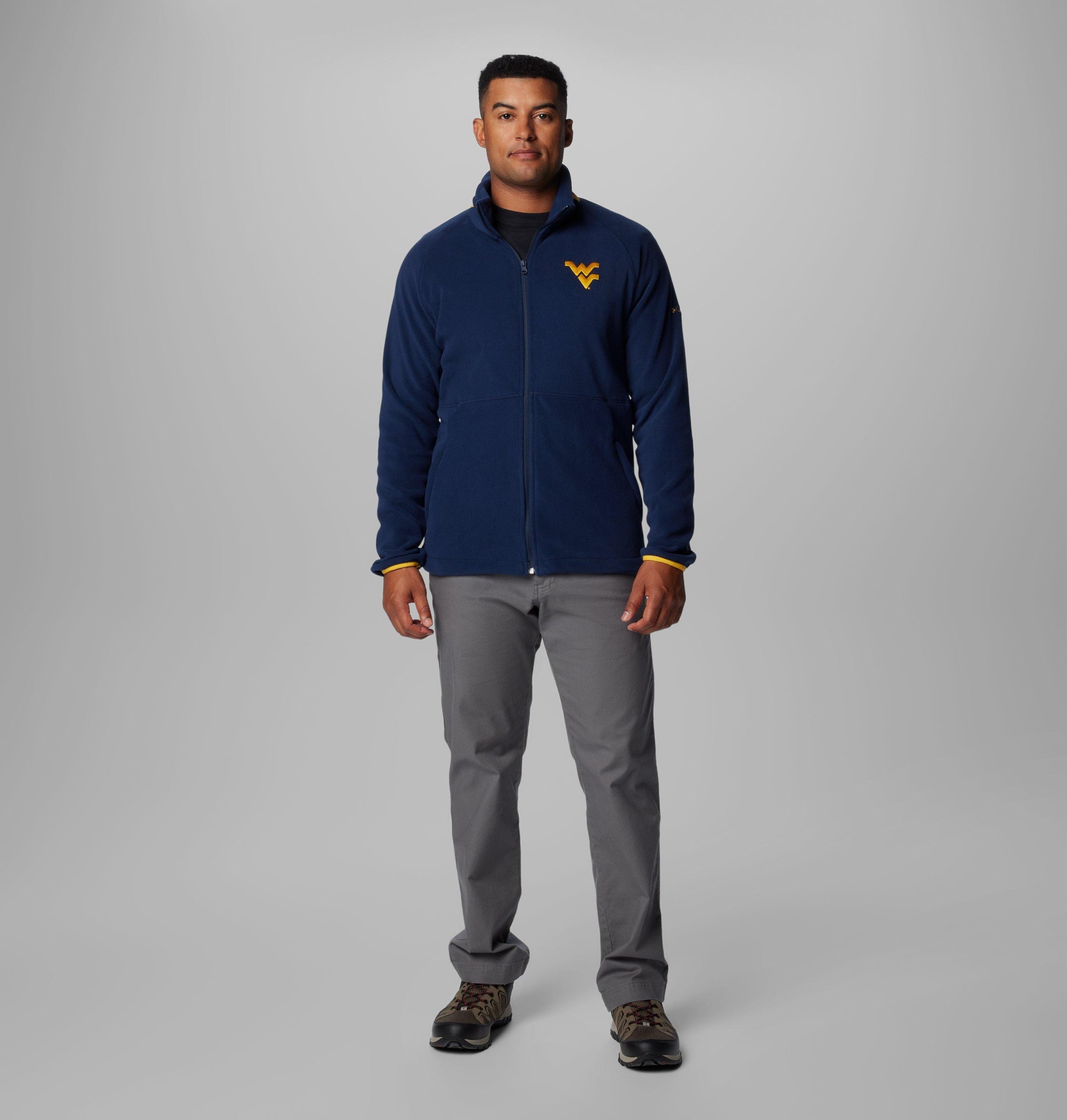 herre collegiate flanker iv fleecejakke – vest-virginia