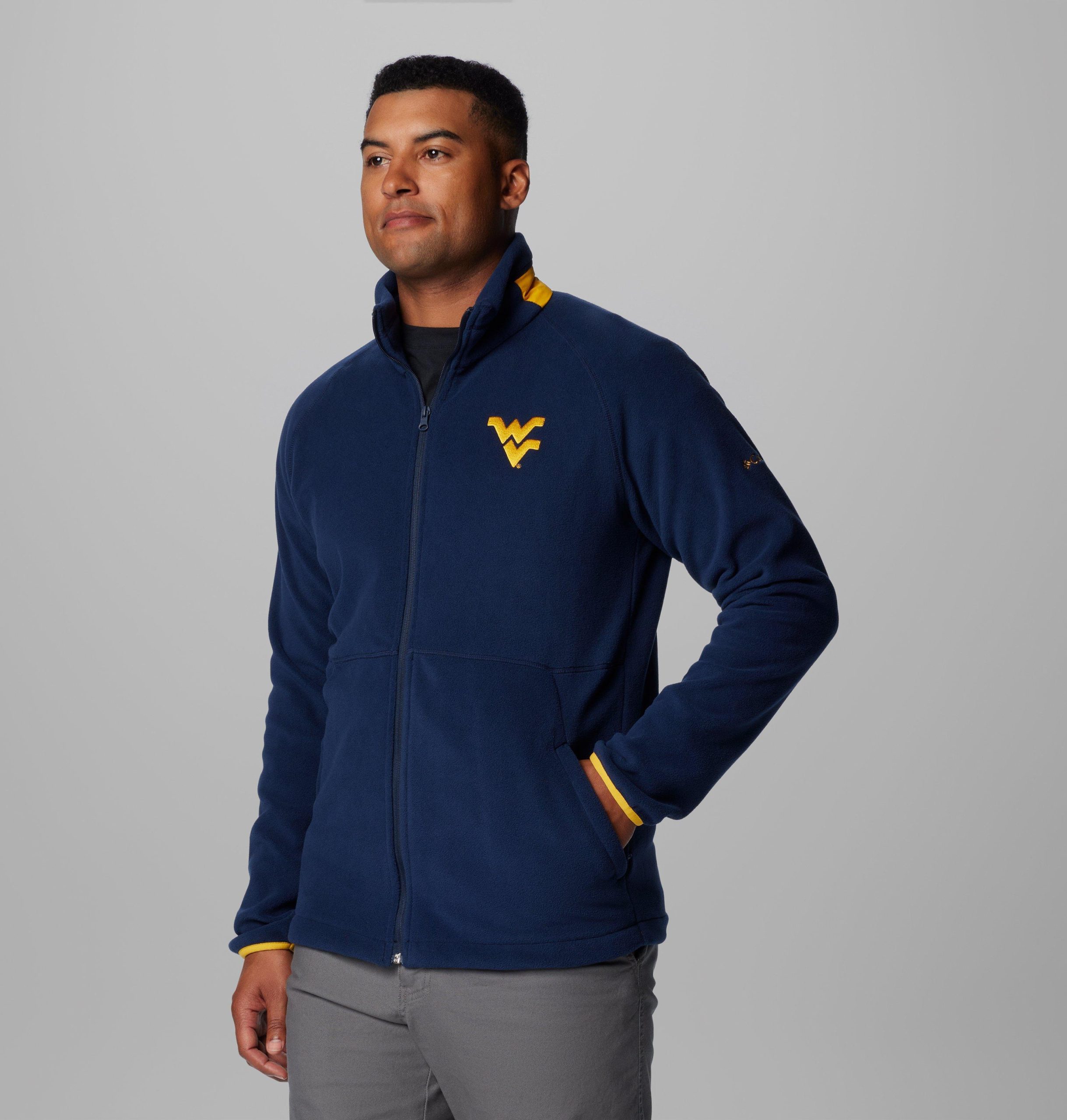 herre collegiate flanker iv fleecejakke – vest-virginia