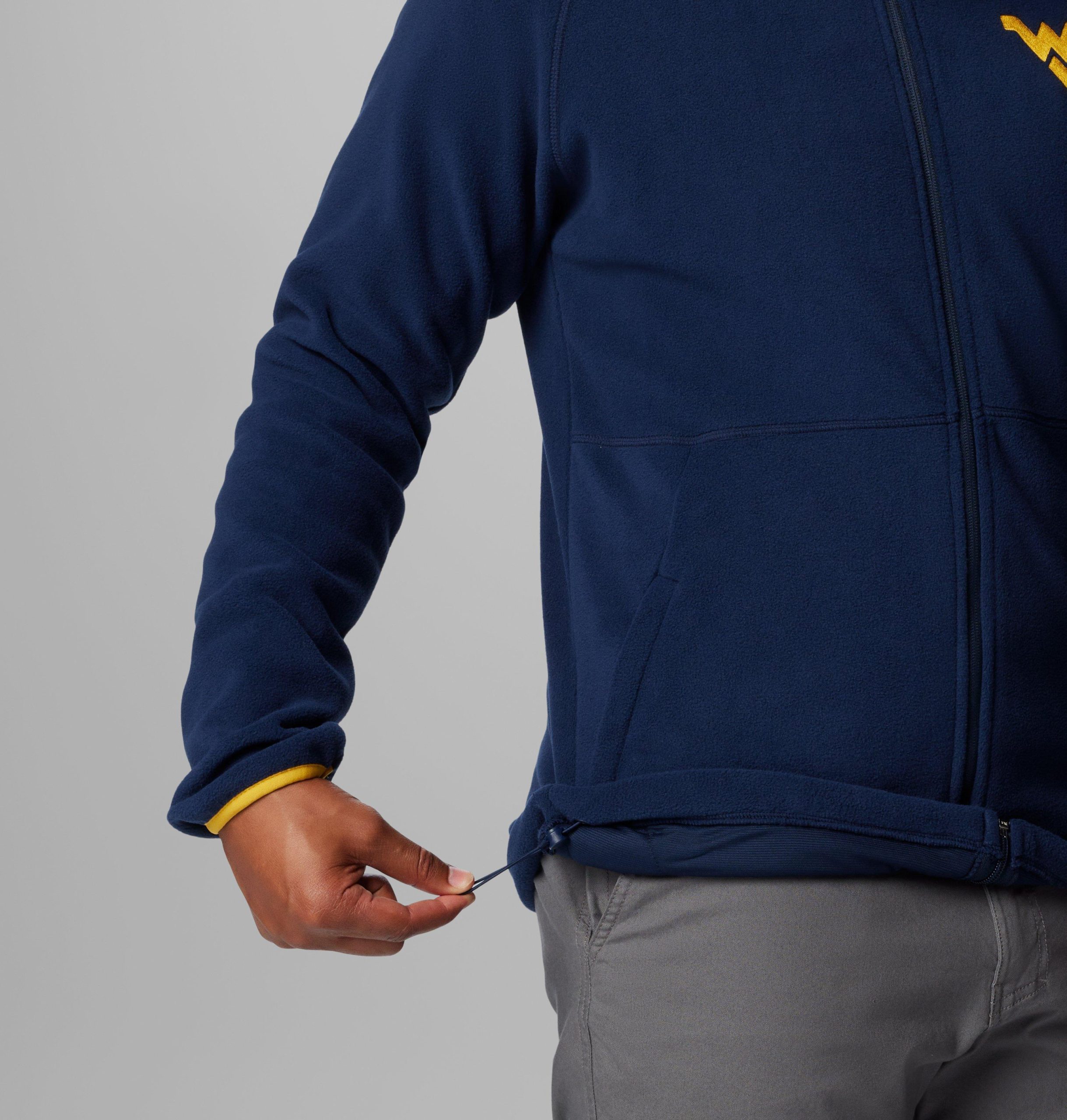 herre collegiate flanker iv fleecejakke – vest-virginia