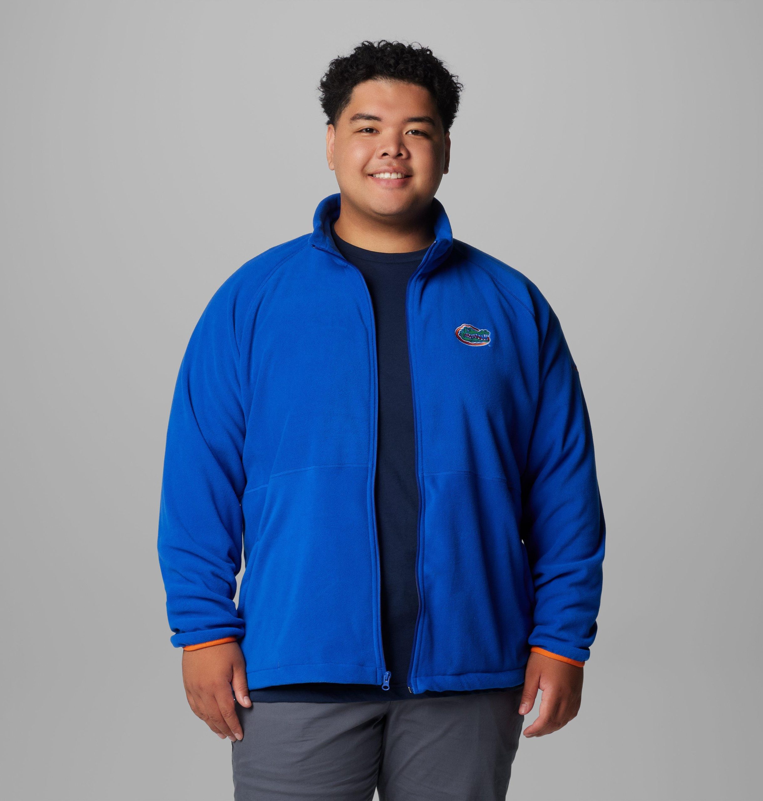 herre collegiate flanker iv fleecejakke – stor – florida