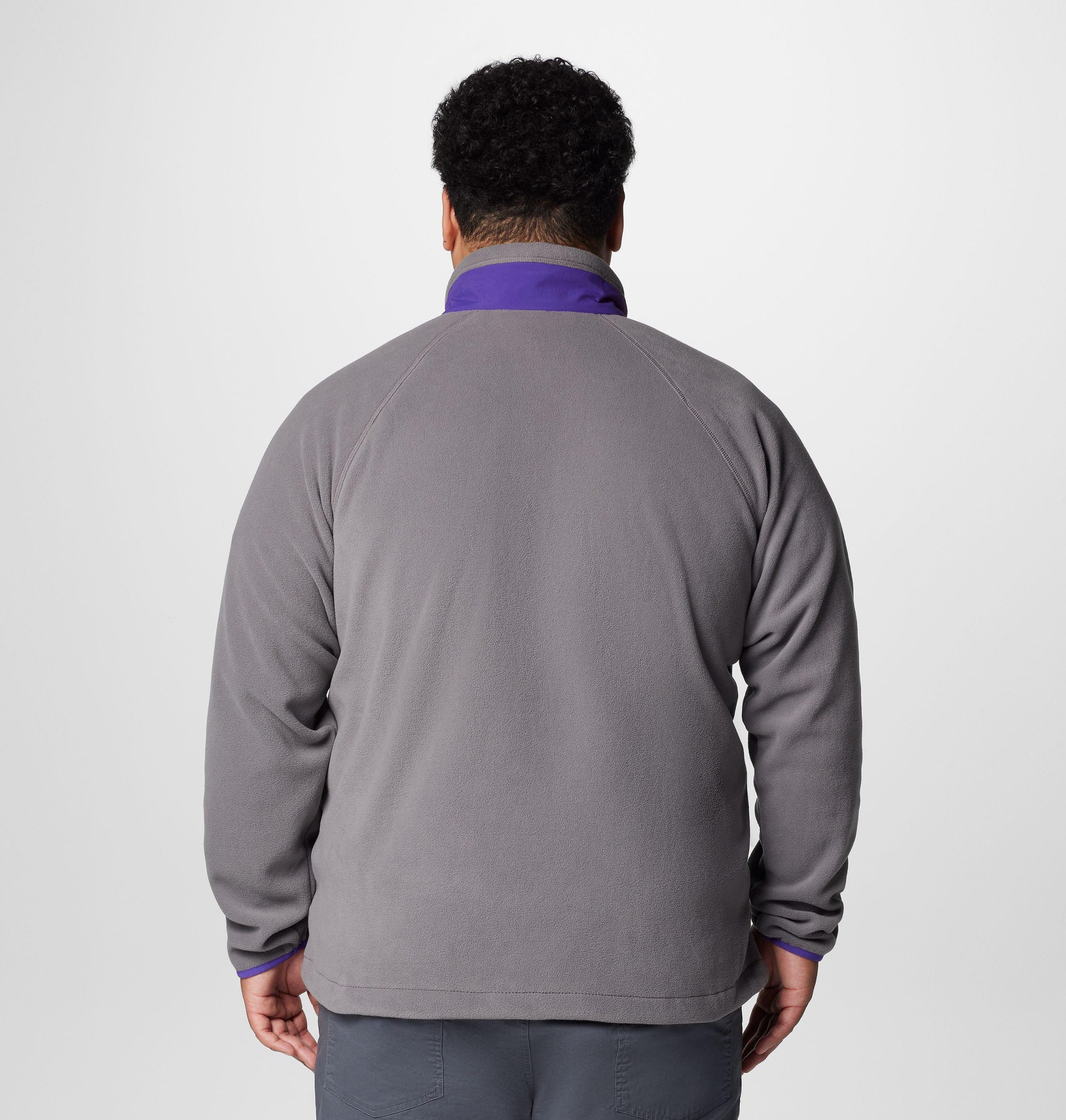 herre collegiate flanker iv fleecejakke – stor – lsu