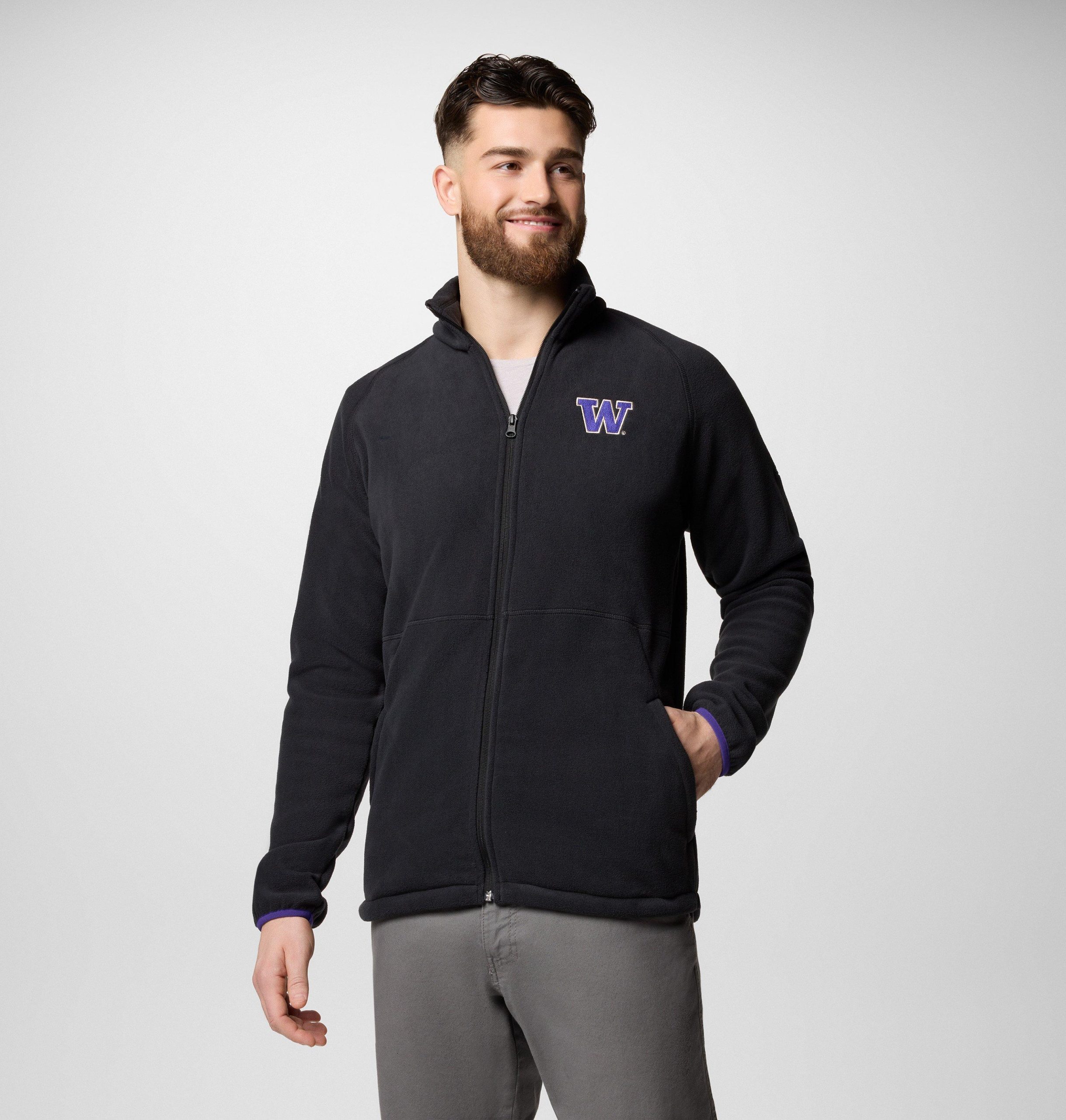 herre collegiate flanker iv fleecejakke – tall
