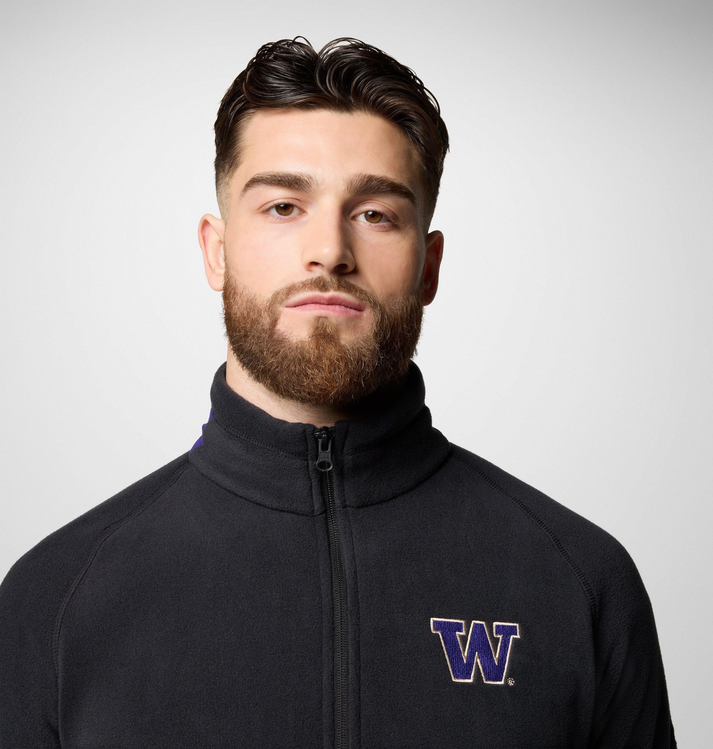 herre collegiate flanker iv fleecejakke – tall