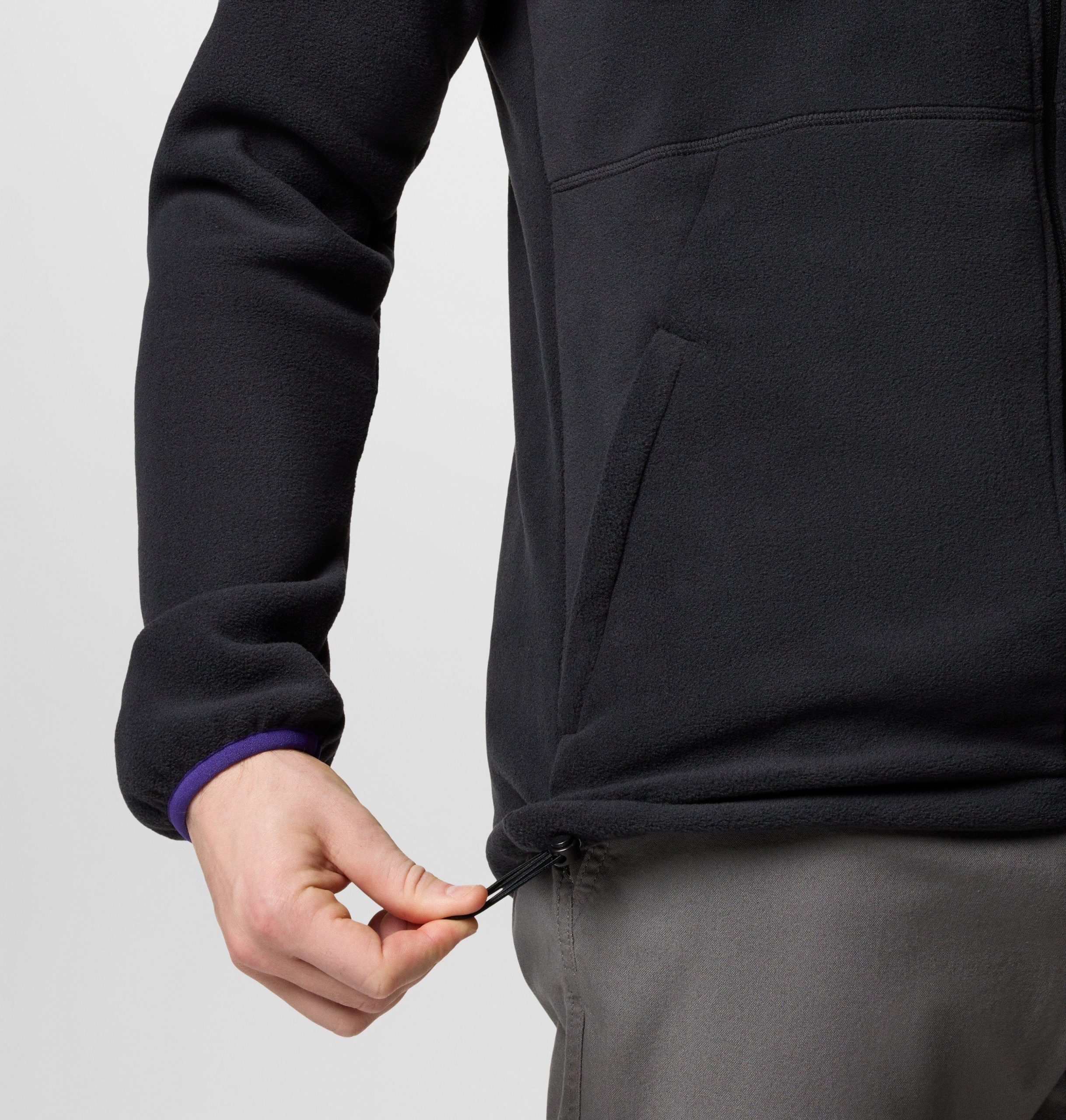 herre collegiate flanker iv fleecejakke – tall