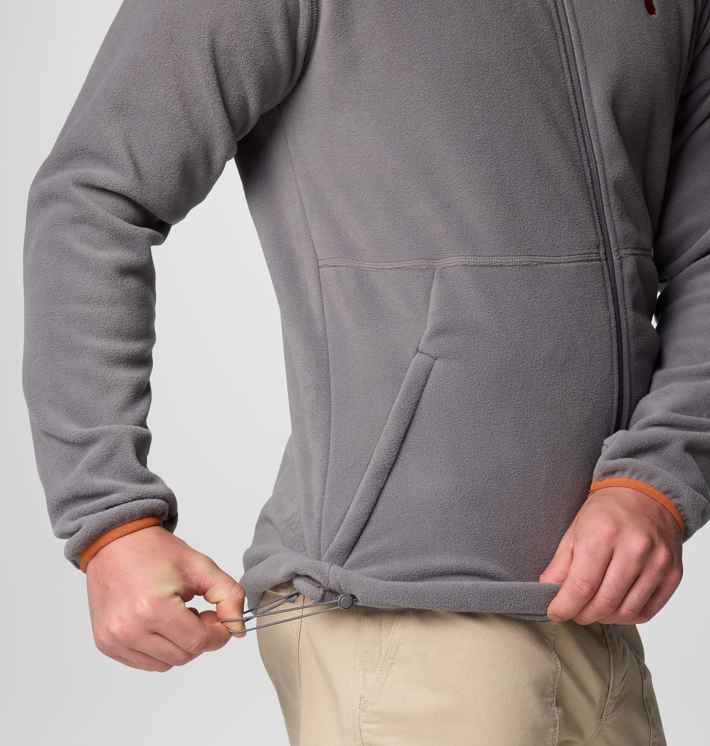 herre collegiate flanker iv fleecejakke – texas – tall