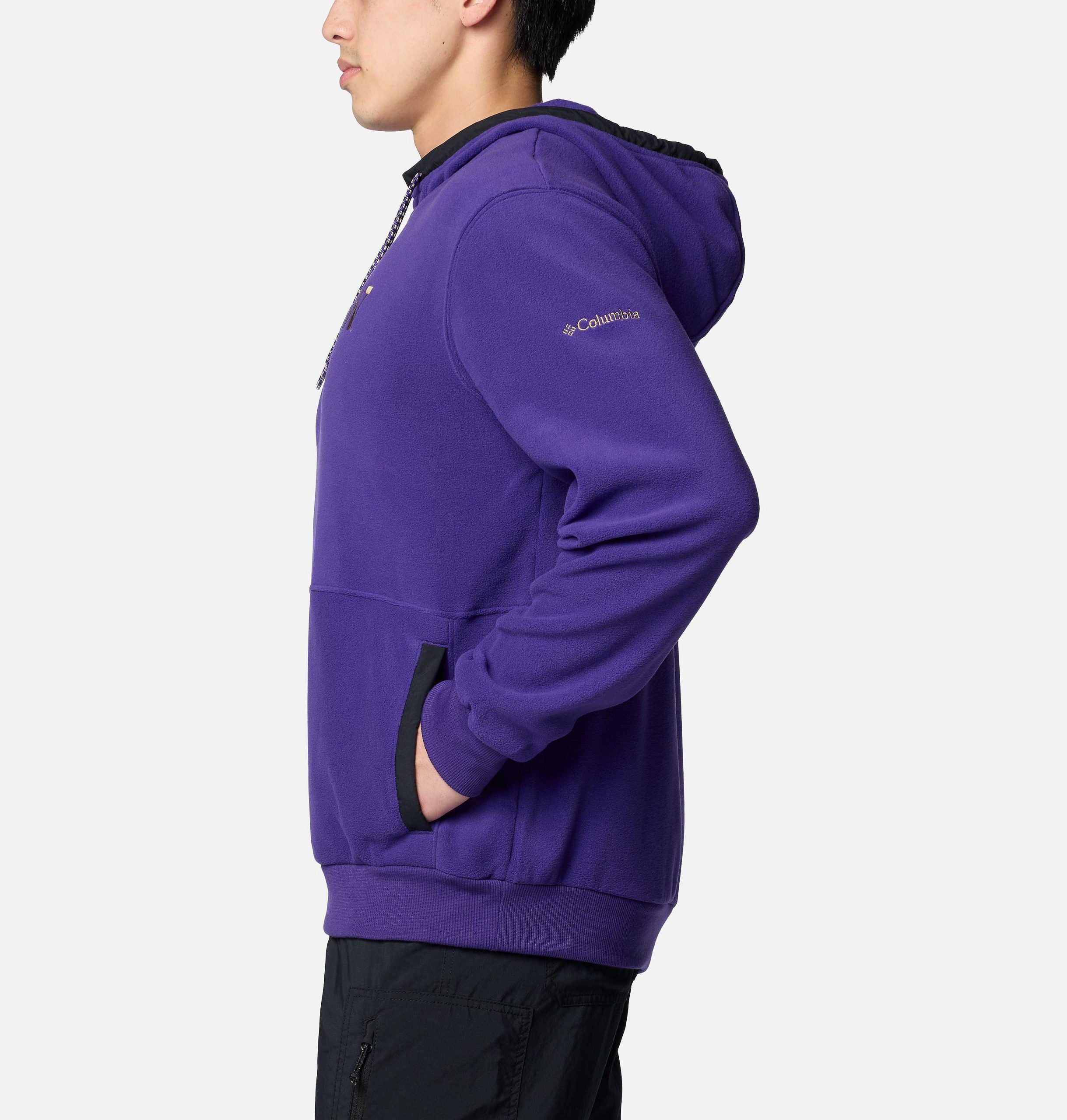 herre collegiate flanker fleece hettegenser - washington