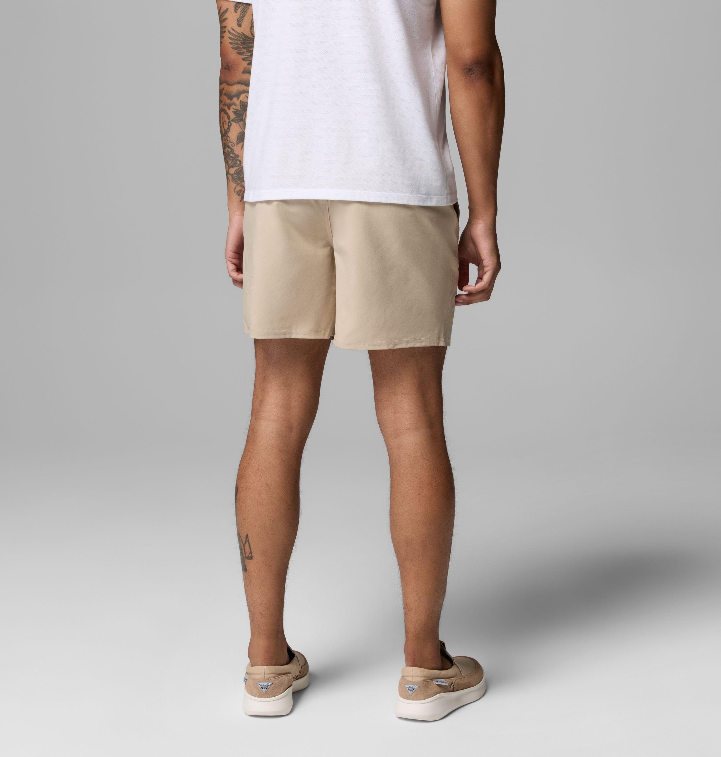 herre collegiate pfg terminal roamer stretch shorts – lsu