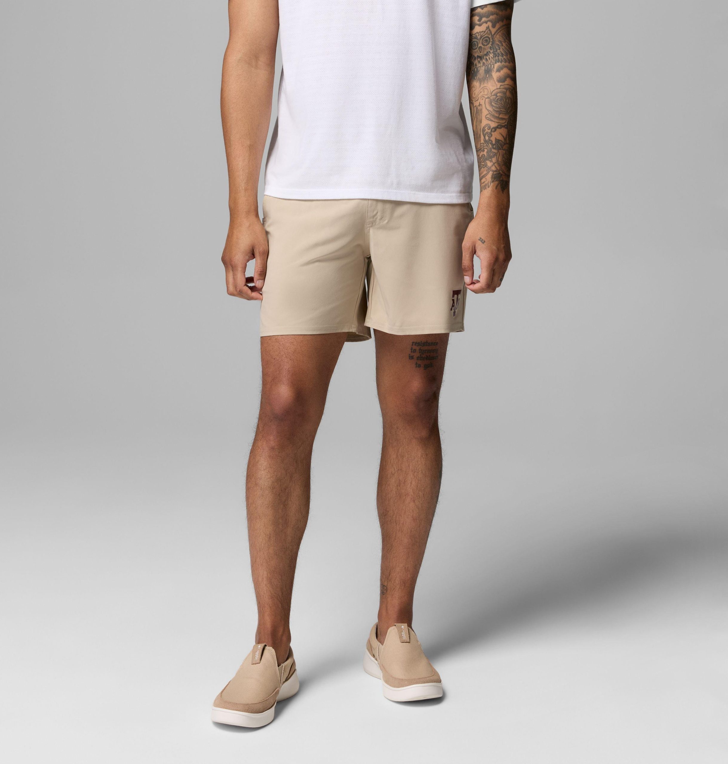 herre collegiate pfg terminal roamer stretch shorts – texas am