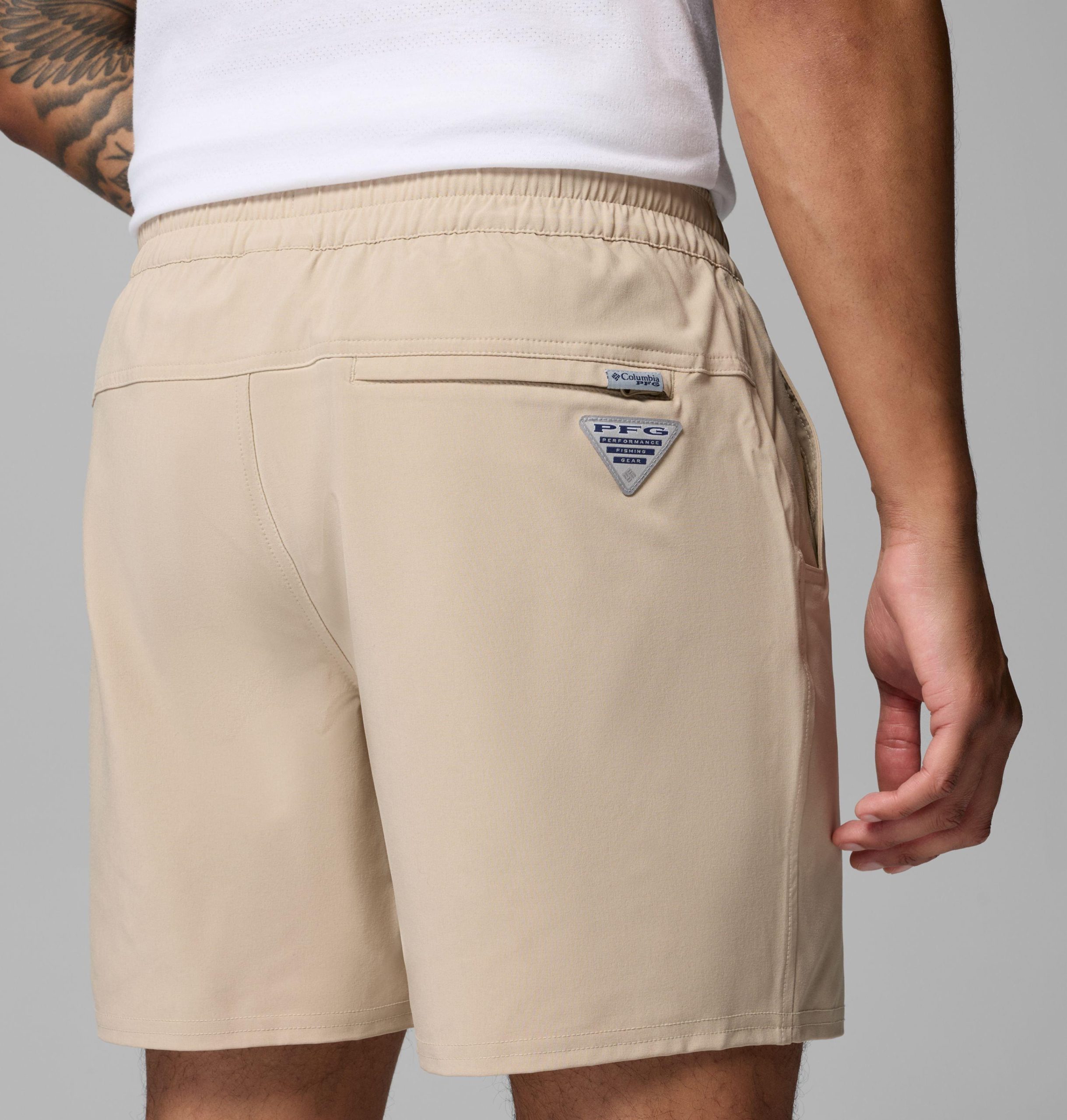 herre collegiate pfg terminal roamer stretch shorts – texas