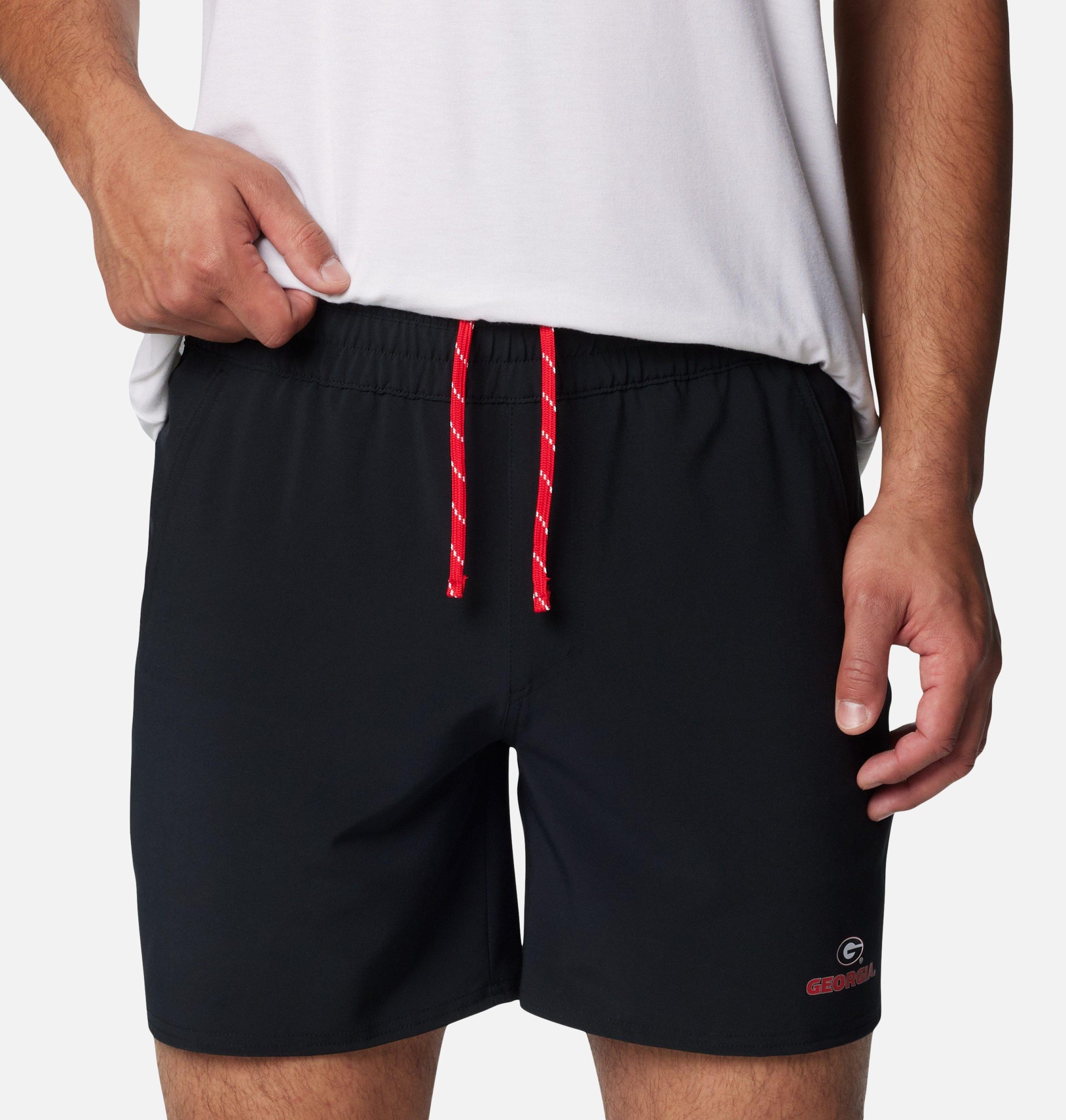 herre collegiate pfg terminal roamer stretch shorts – georgia