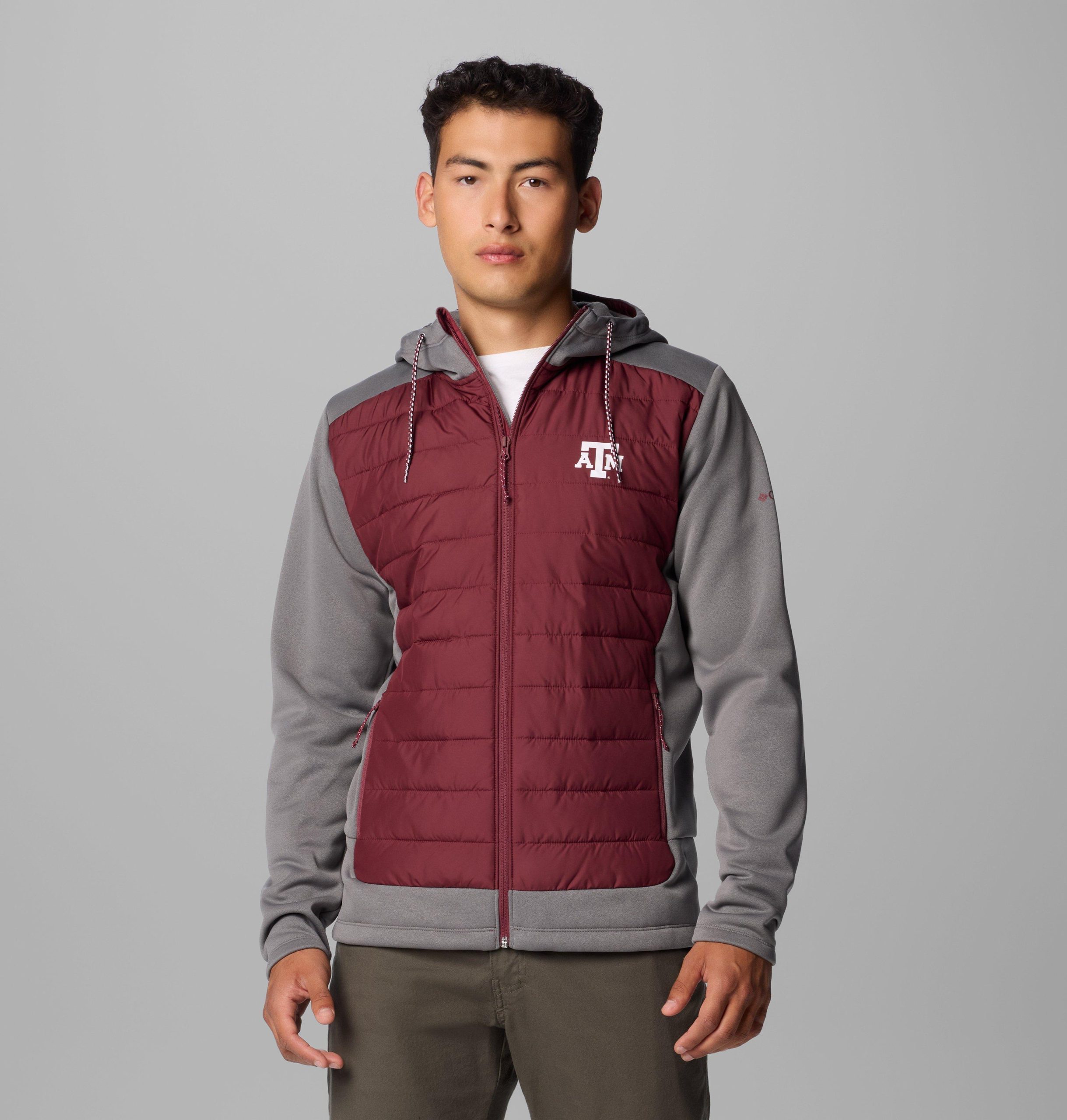 herre collegiate out-shield hybrid hettegenser – texas am