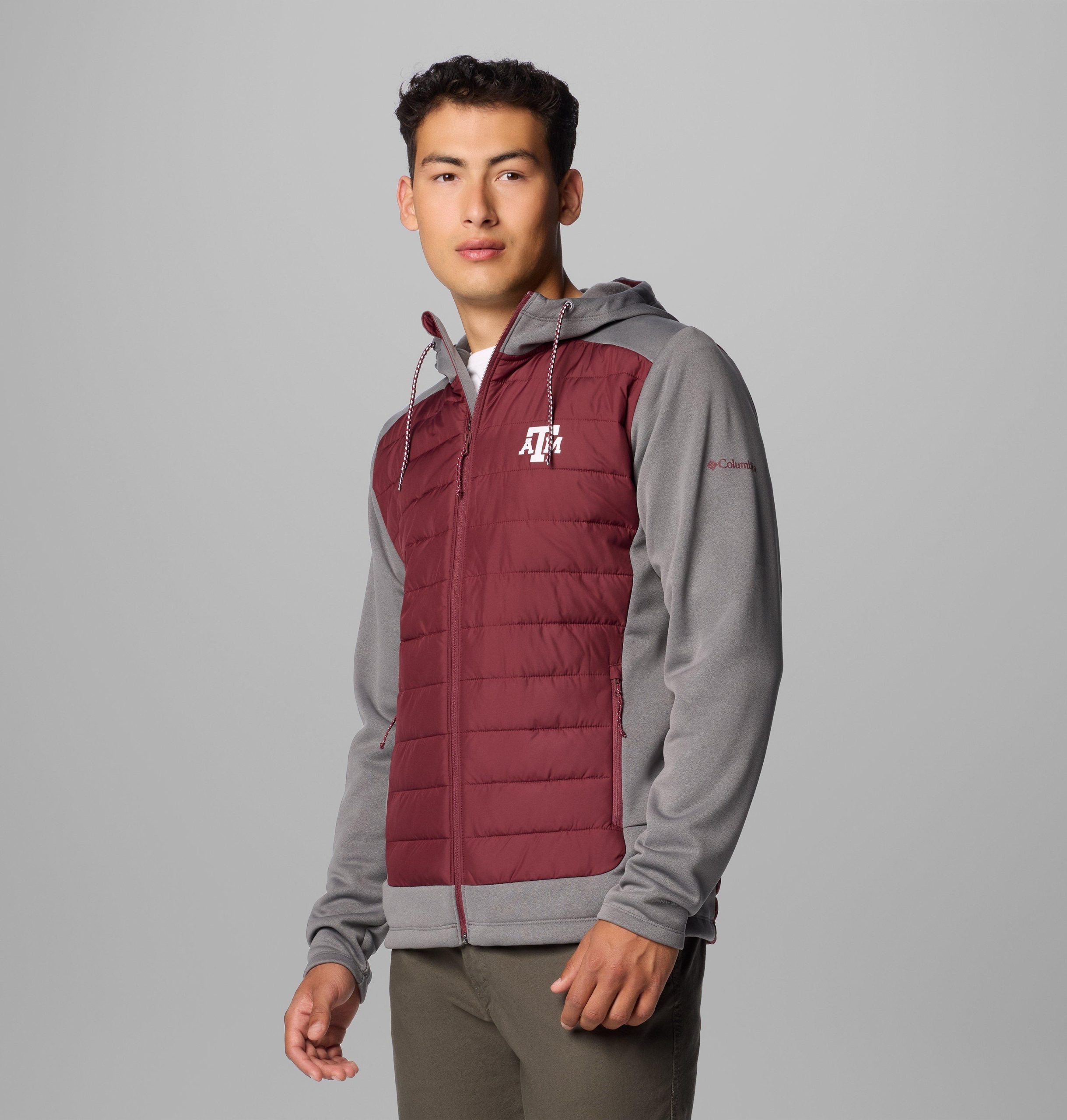 herre collegiate out-shield hybrid hettegenser – texas am