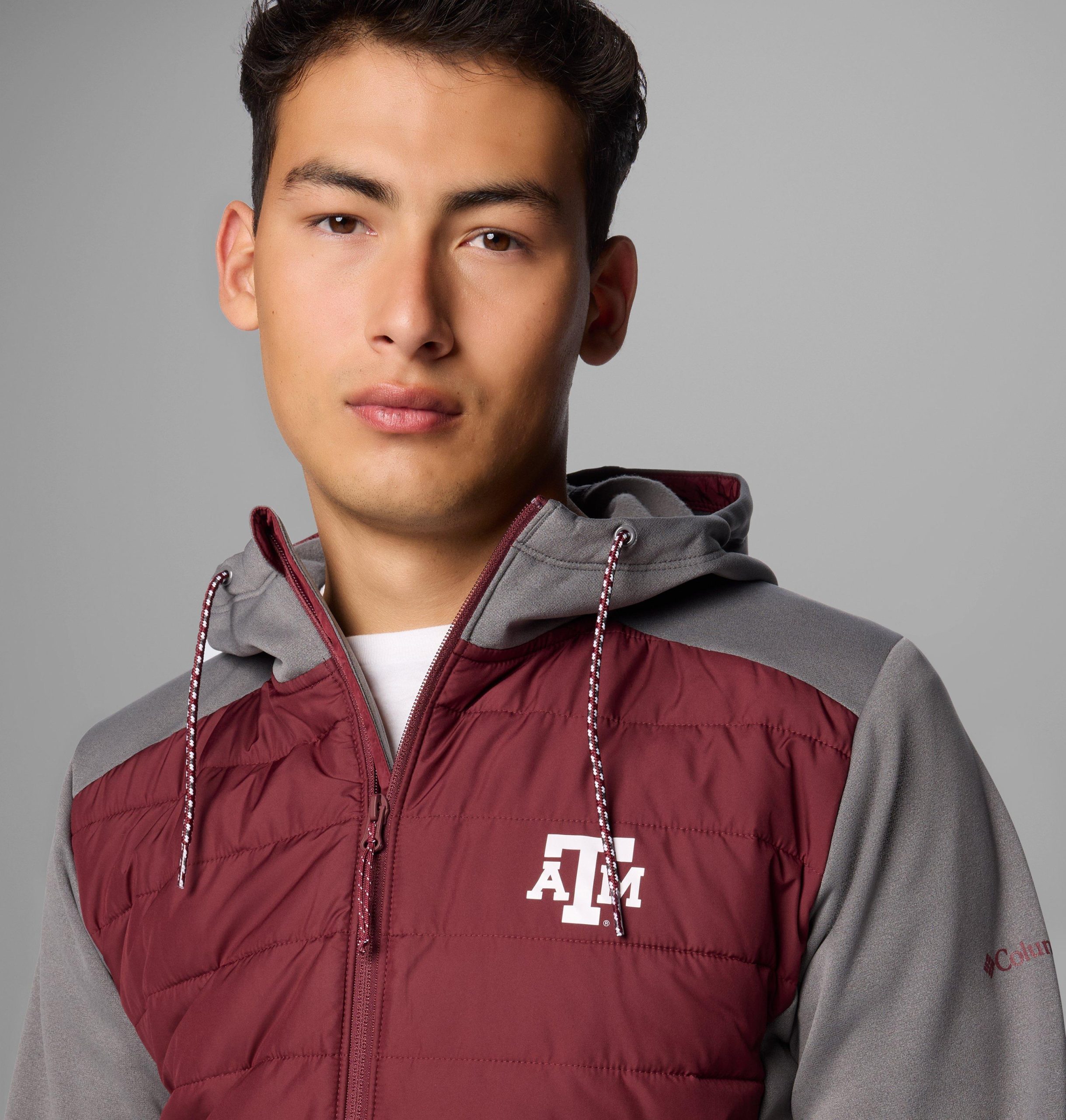 herre collegiate out-shield hybrid hettegenser – texas am