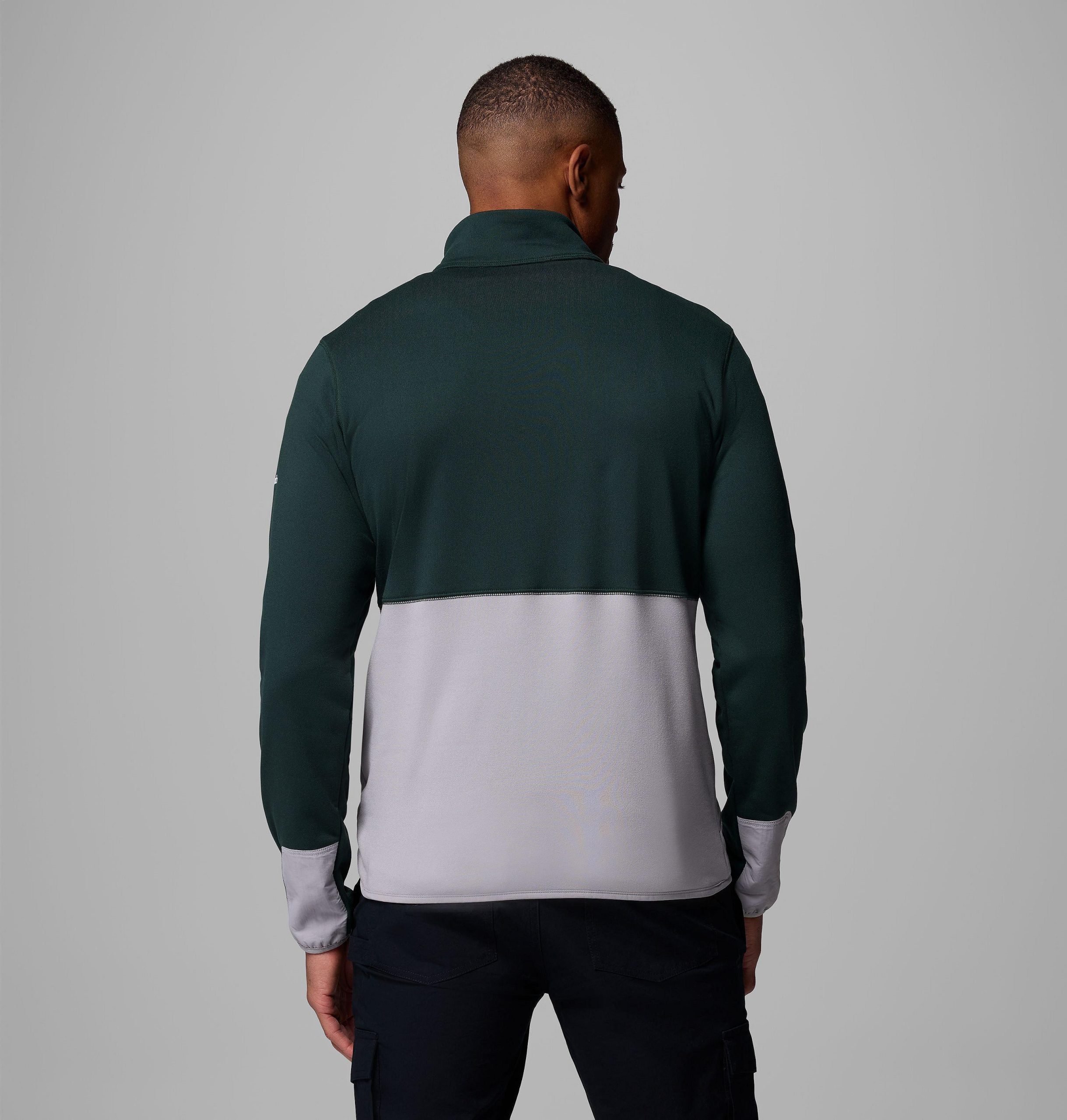 herre collegiate columbia hike half zip jakke – michigan state