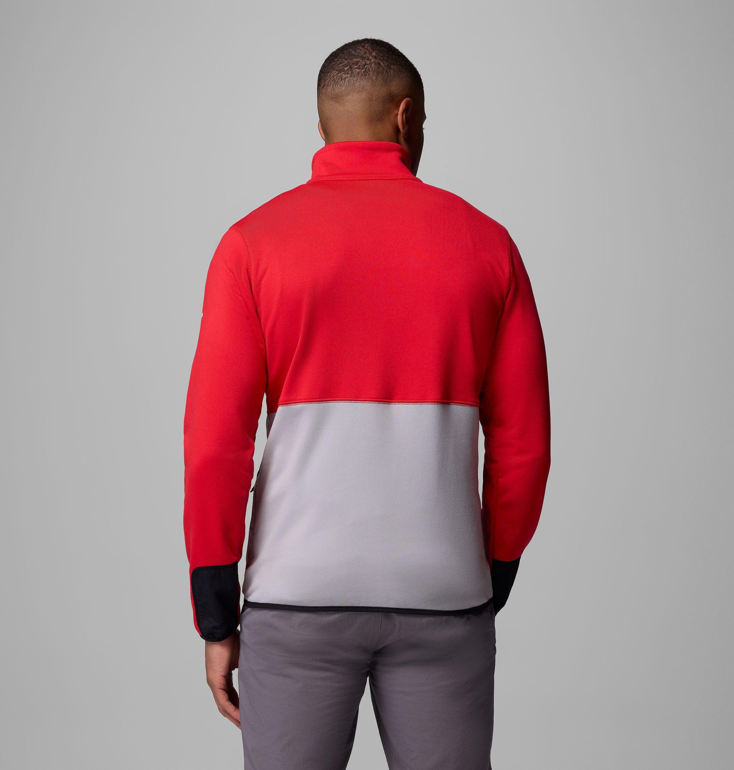 herre collegiate columbia hike half zip-jakke – nebraska