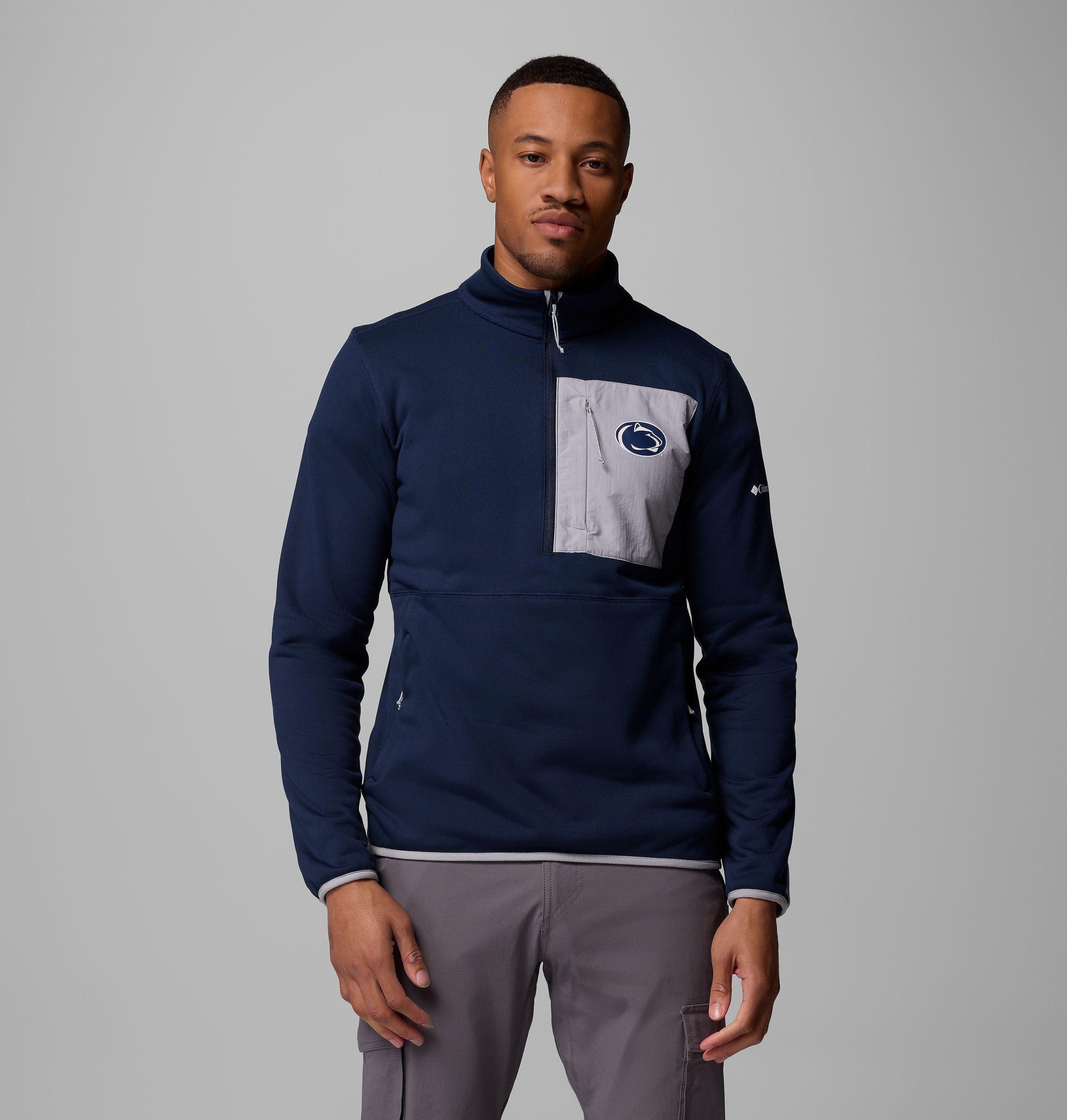 herre collegiate columbia hike half zip-jakke – penn state