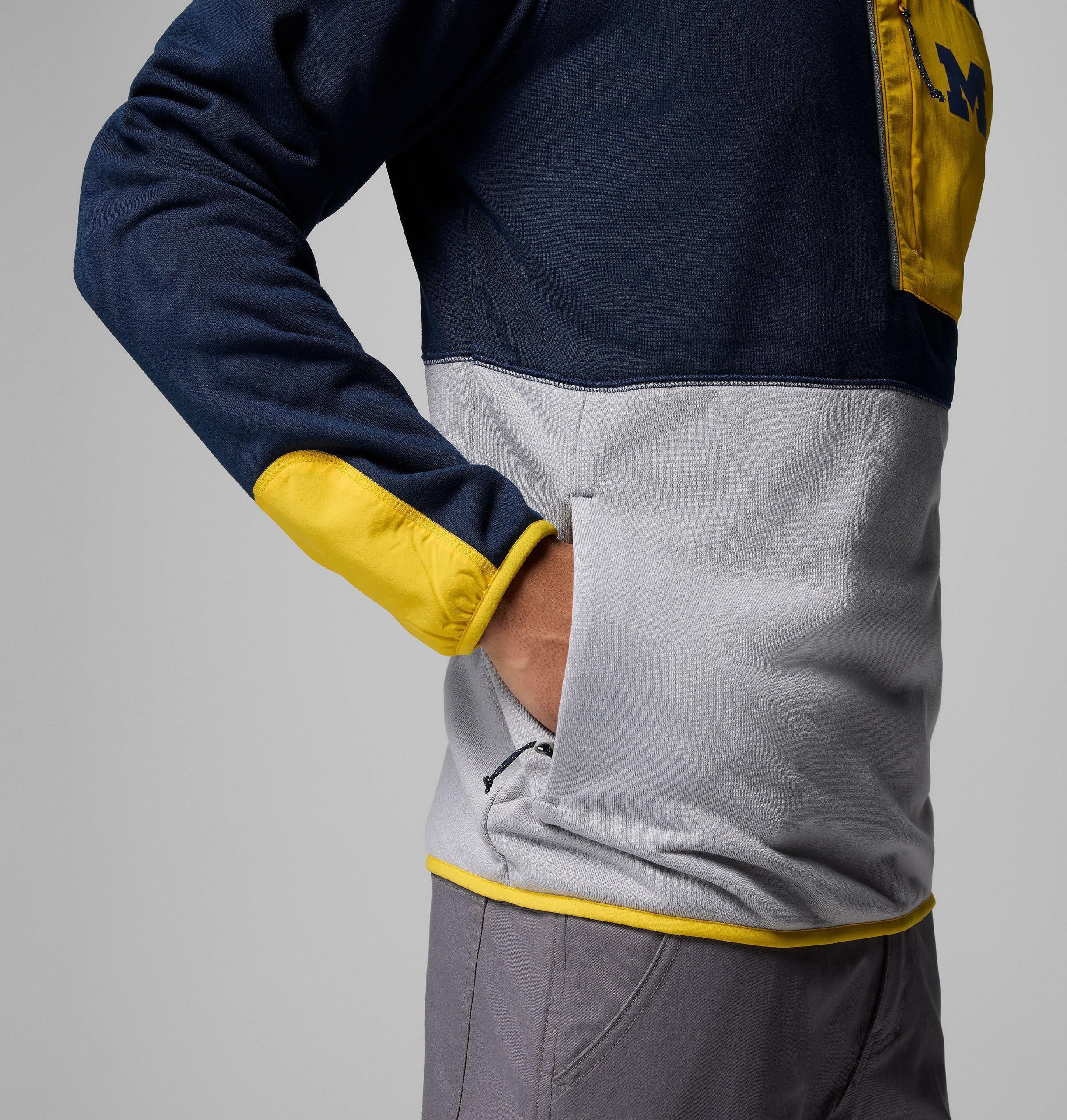 herre collegiate columbia hike half zip-jakke – michigan