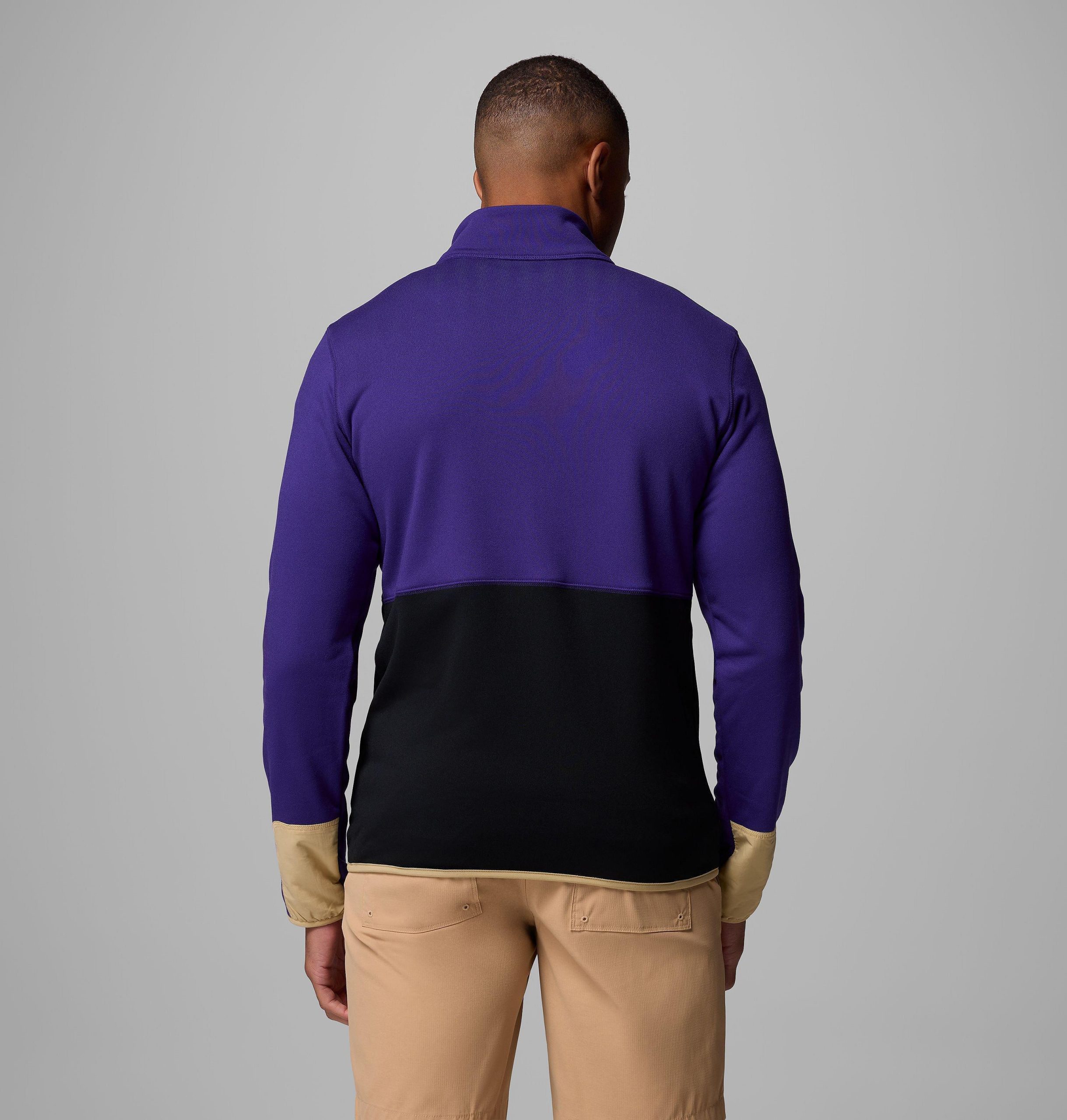 herre collegiate columbia hike half zip-jakke – washington