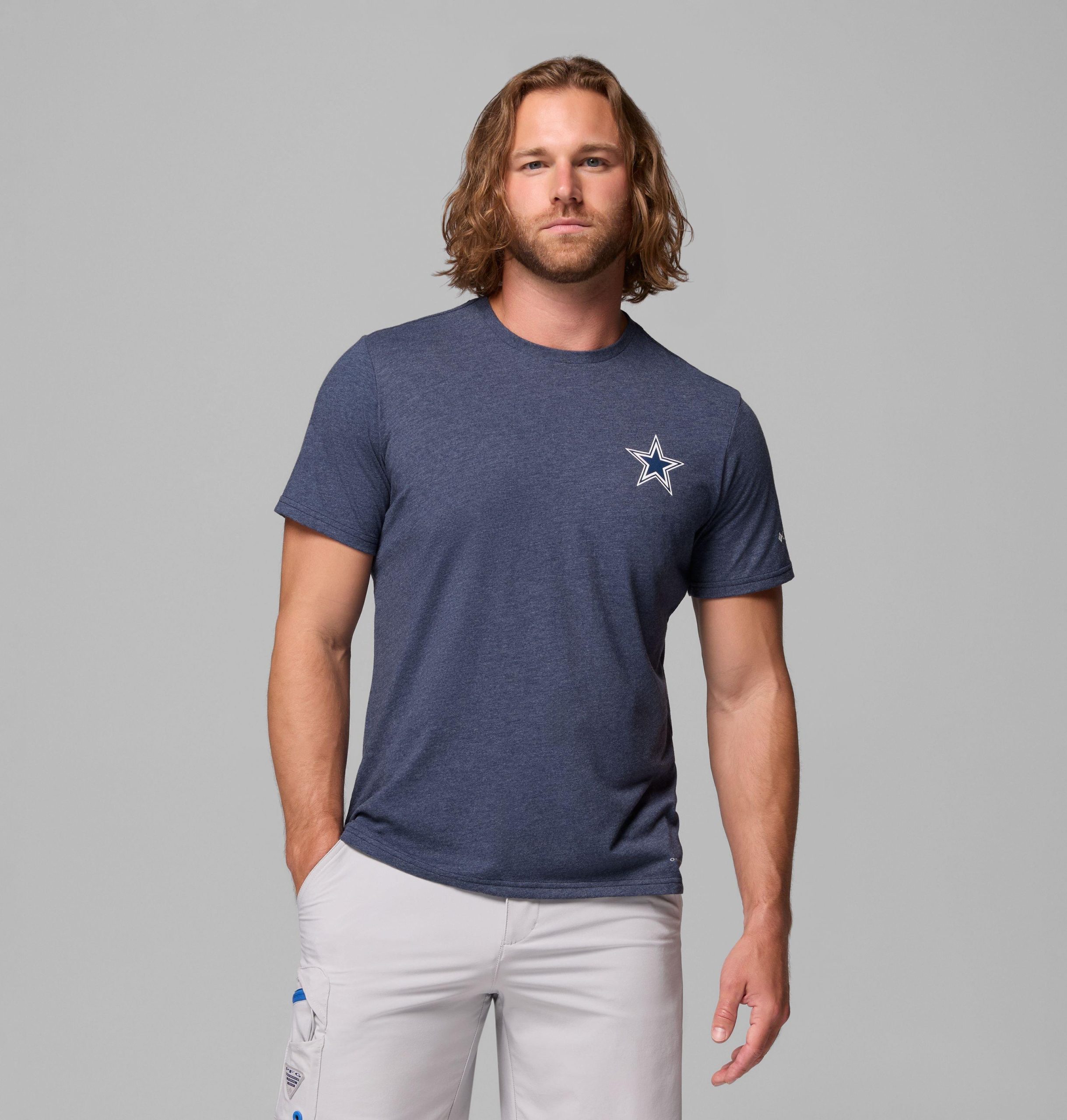 herre college pfg kortermet skjorte - dallas cowboys