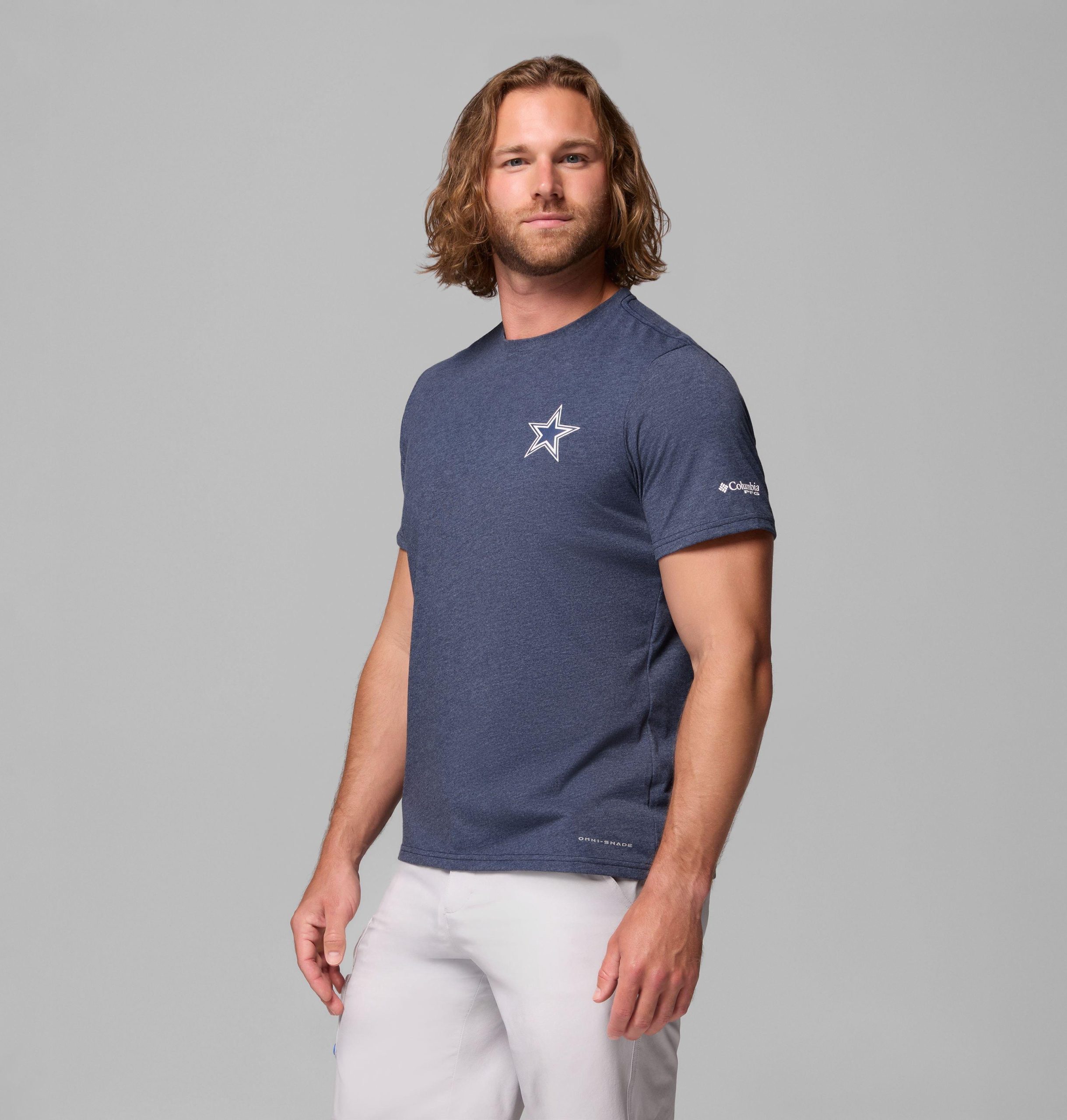 herre college pfg kortermet skjorte - dallas cowboys