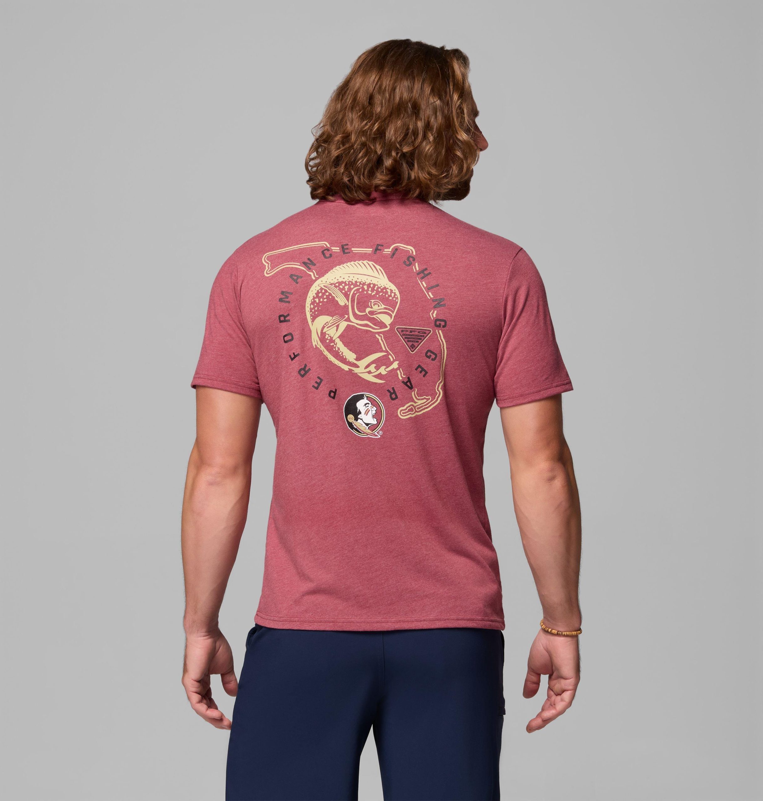 herre college pfg kortermet skjorte – florida state