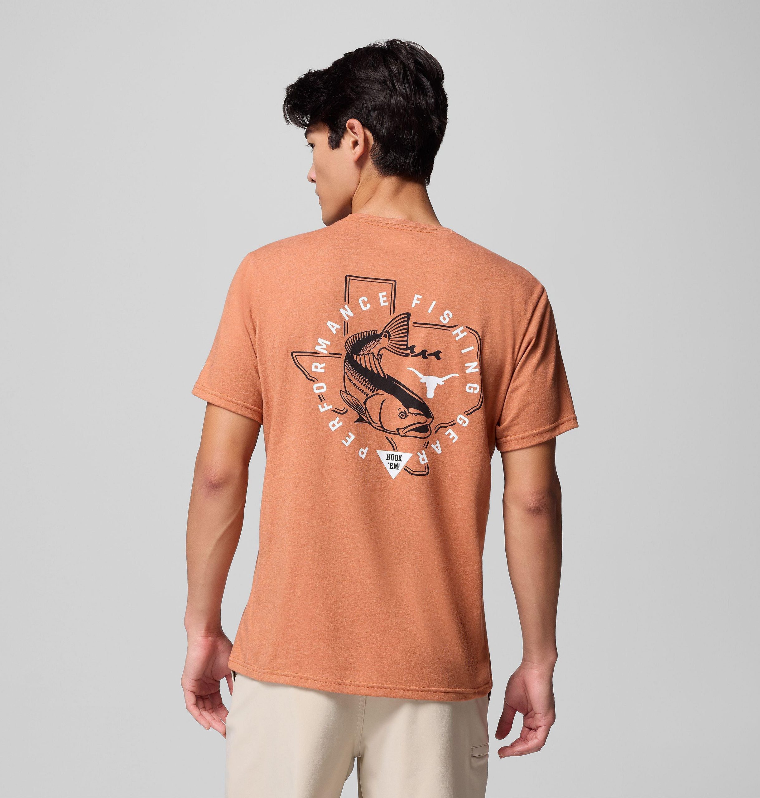 herre college pfg kortermet skjorte – texas