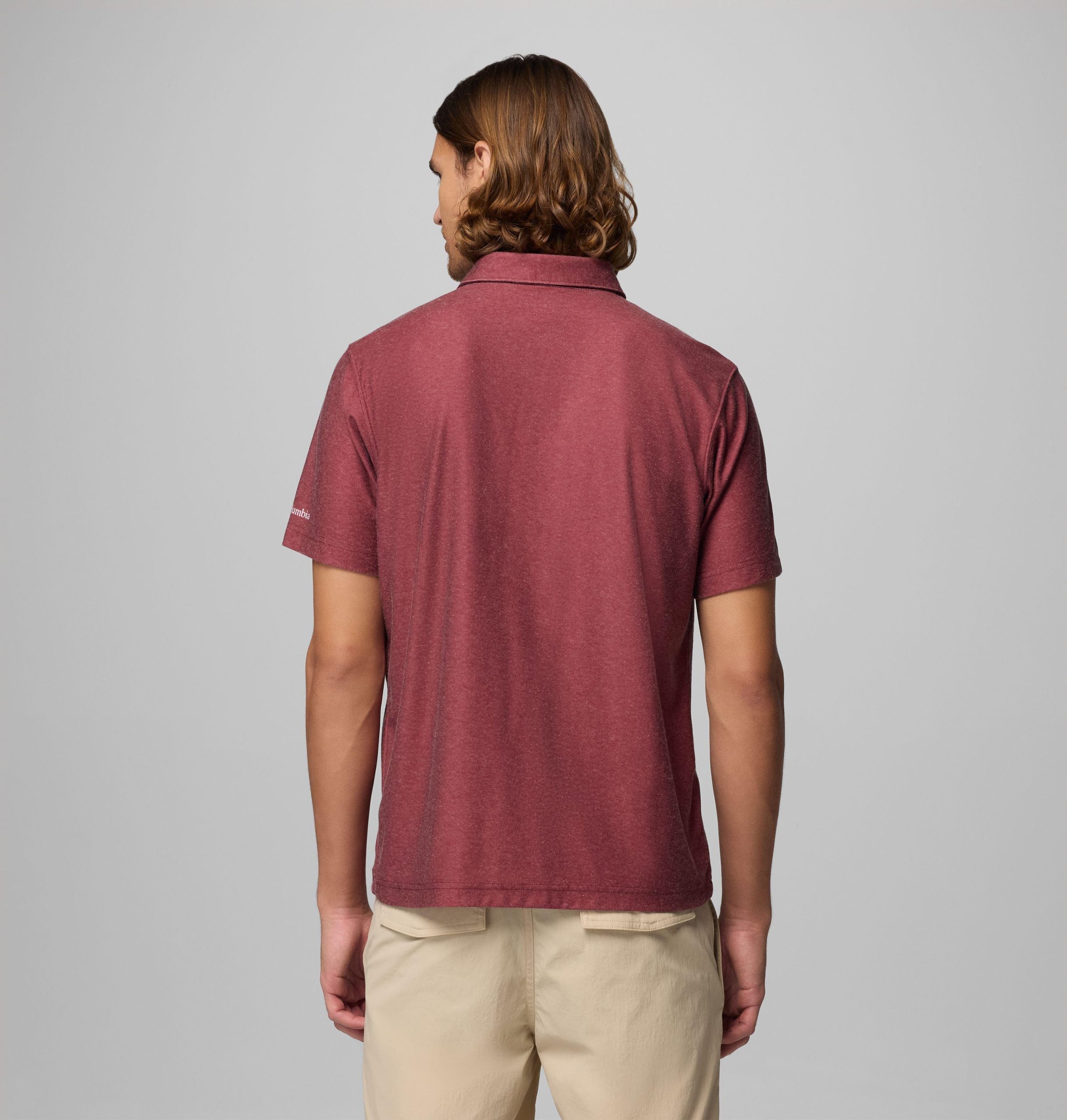 herre collegiate thistletown hills printed polo – texas am