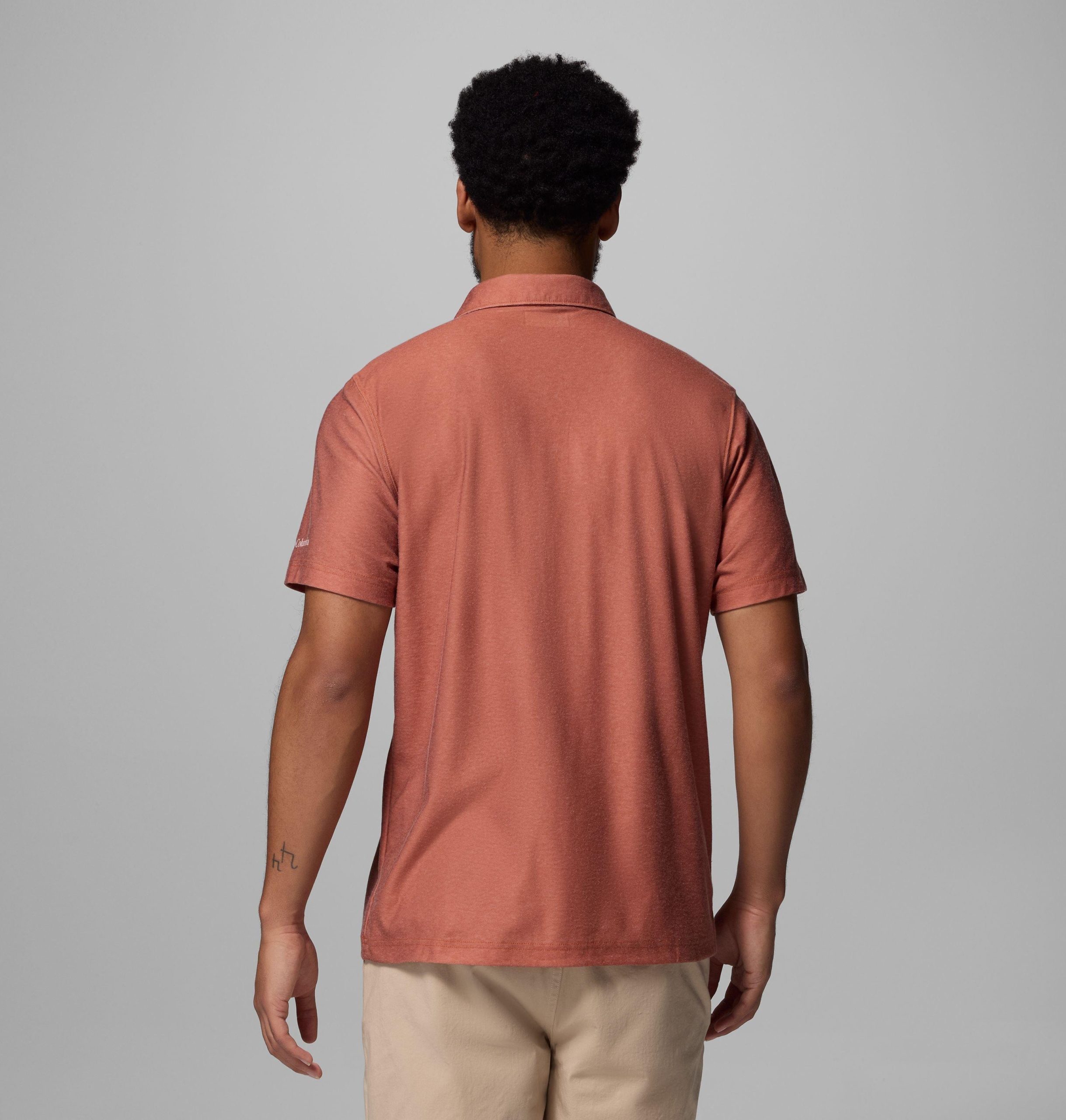 herre collegiate thistletown hills printed polo – texas