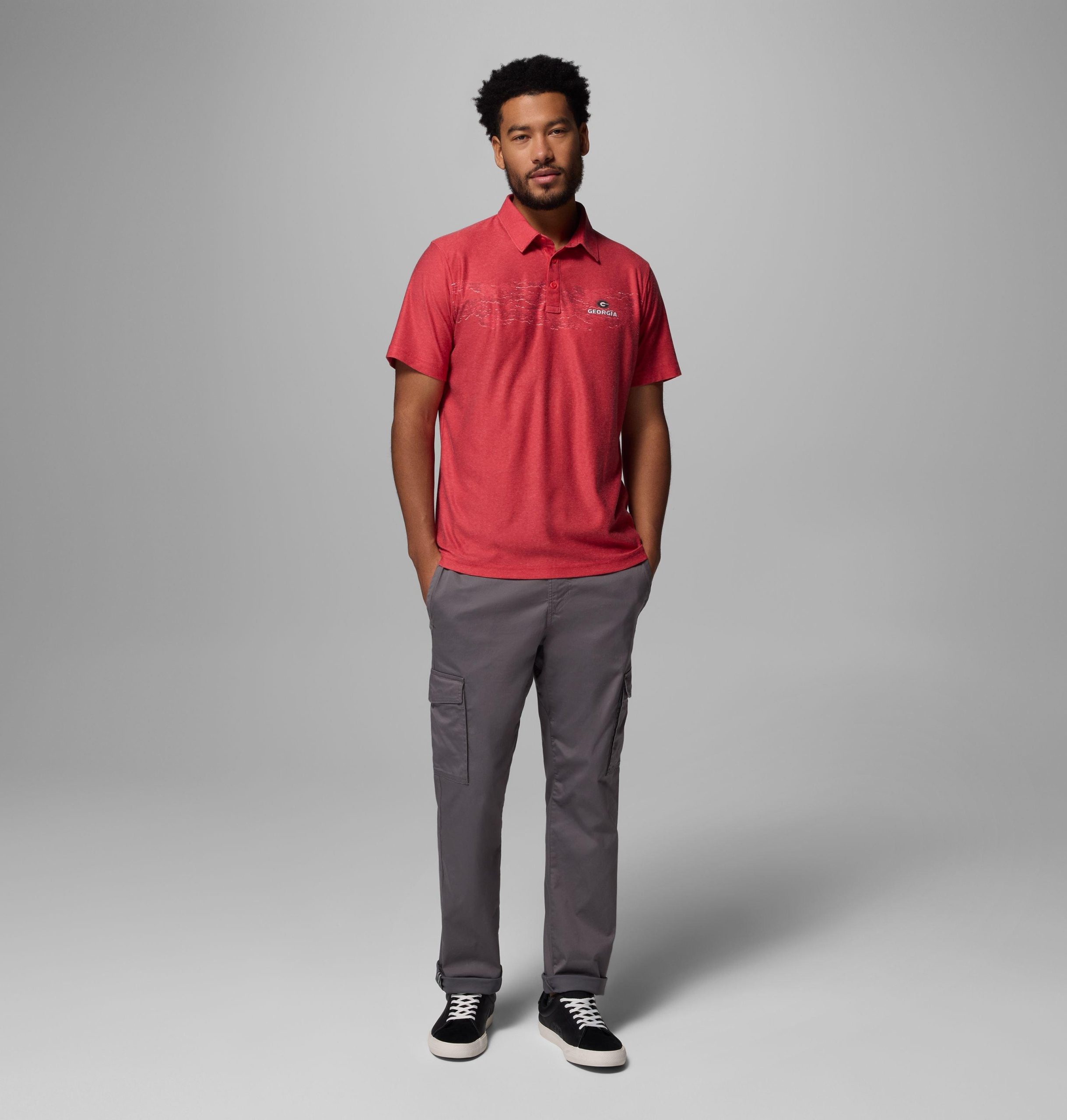 herre collegiate thistletown hills printed polo – georgia