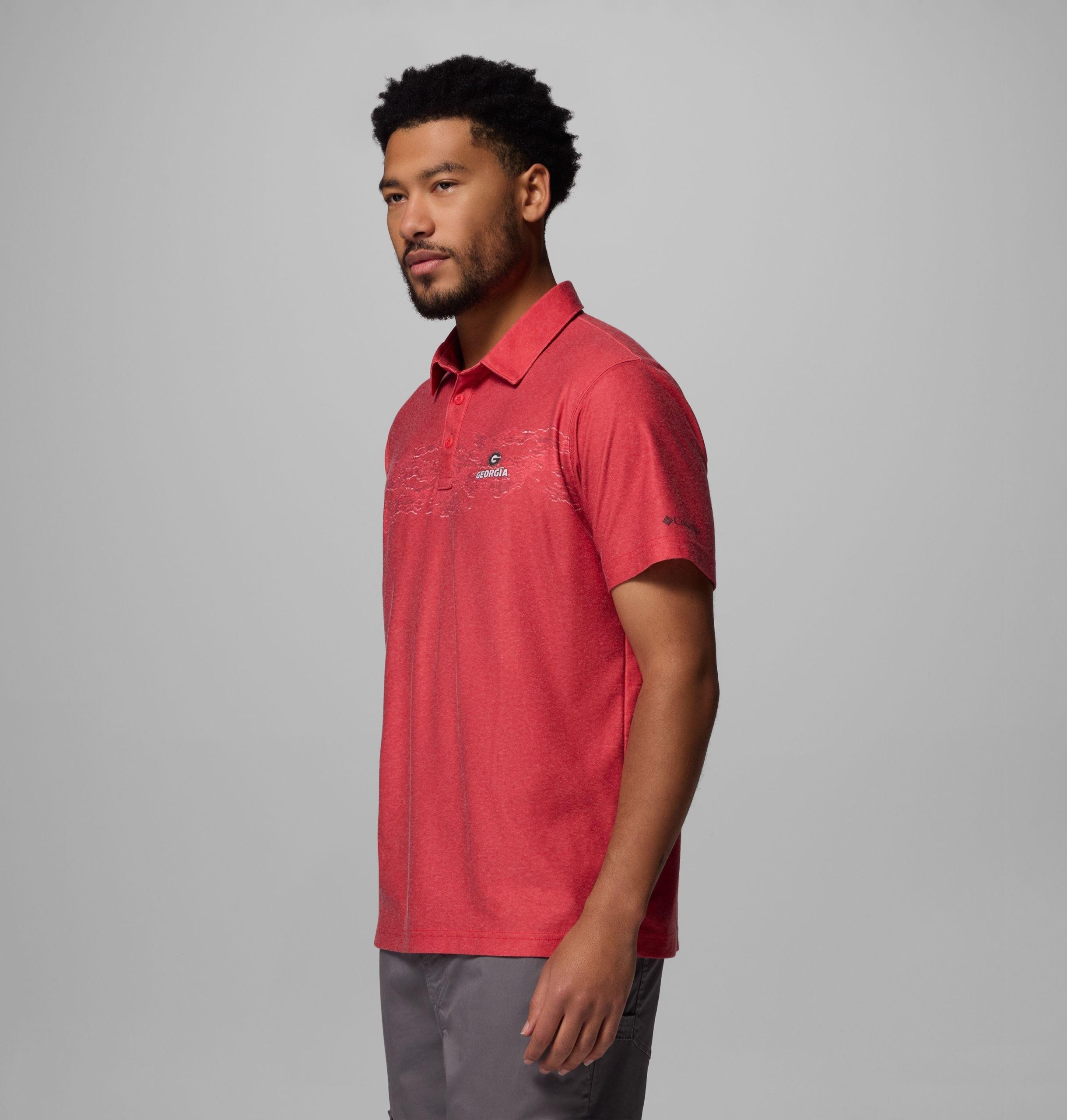 herre collegiate thistletown hills printed polo – georgia