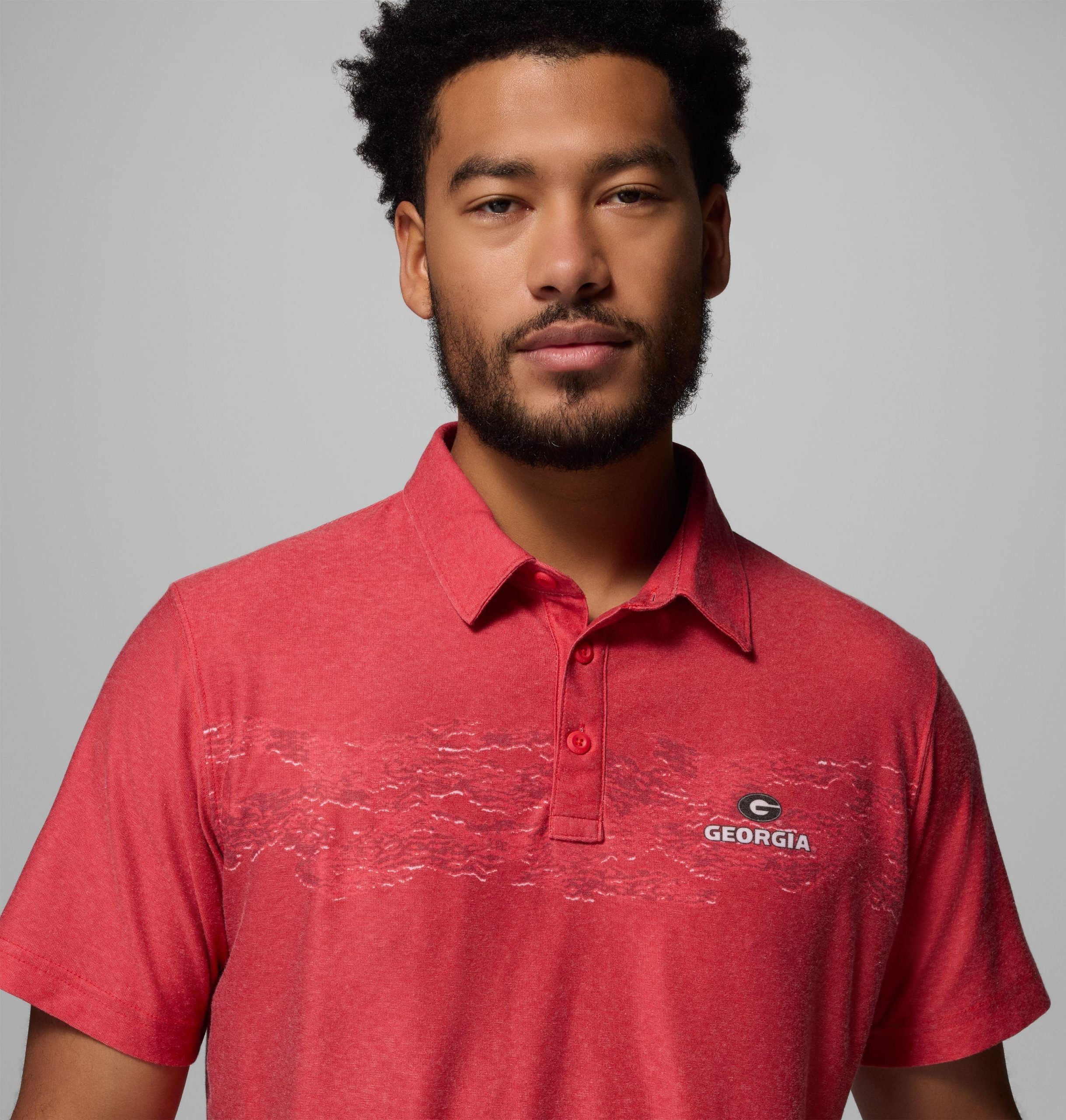 herre collegiate thistletown hills printed polo – georgia
