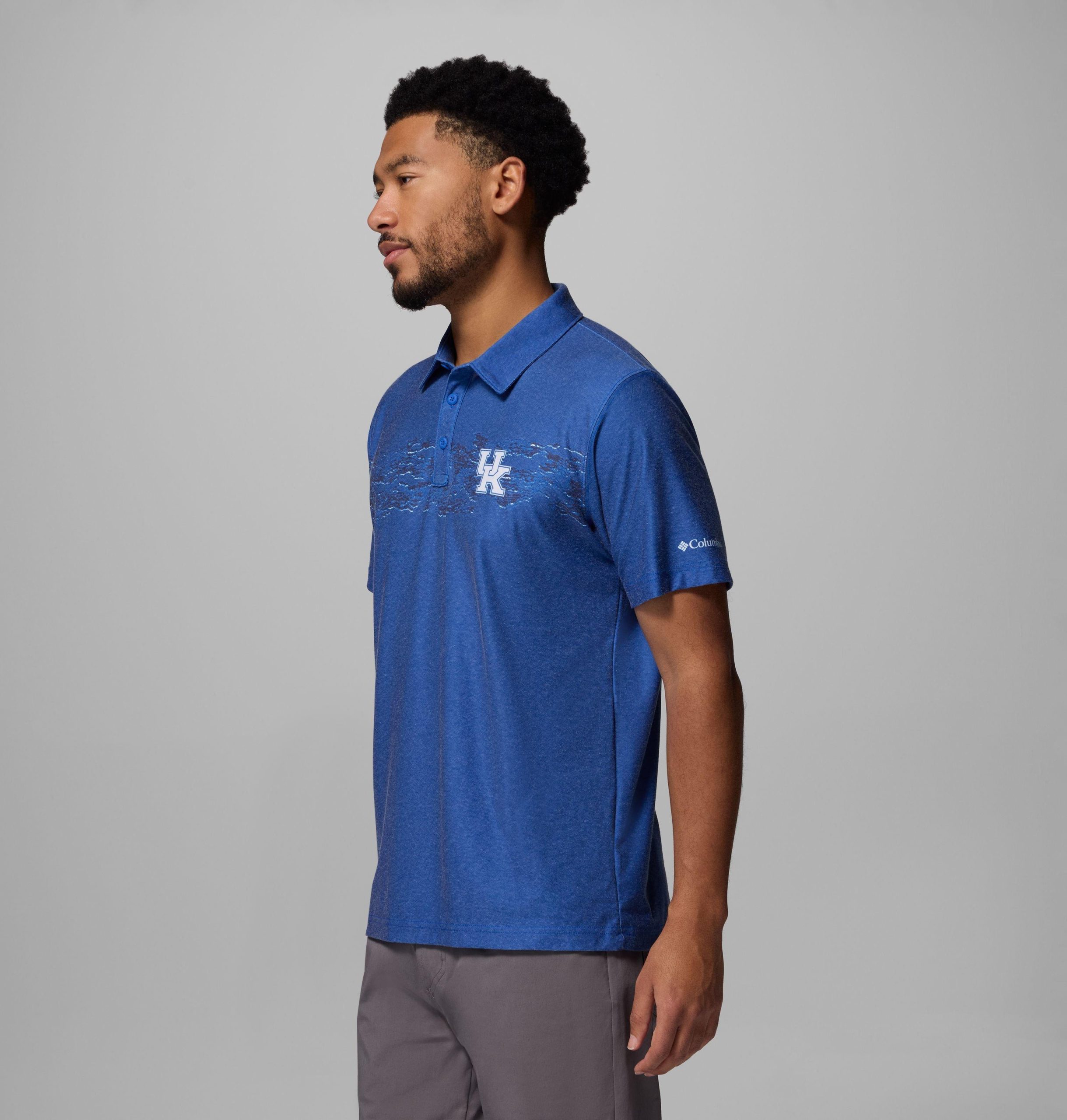 herre collegiate thistletown hills printed polo – kentucky