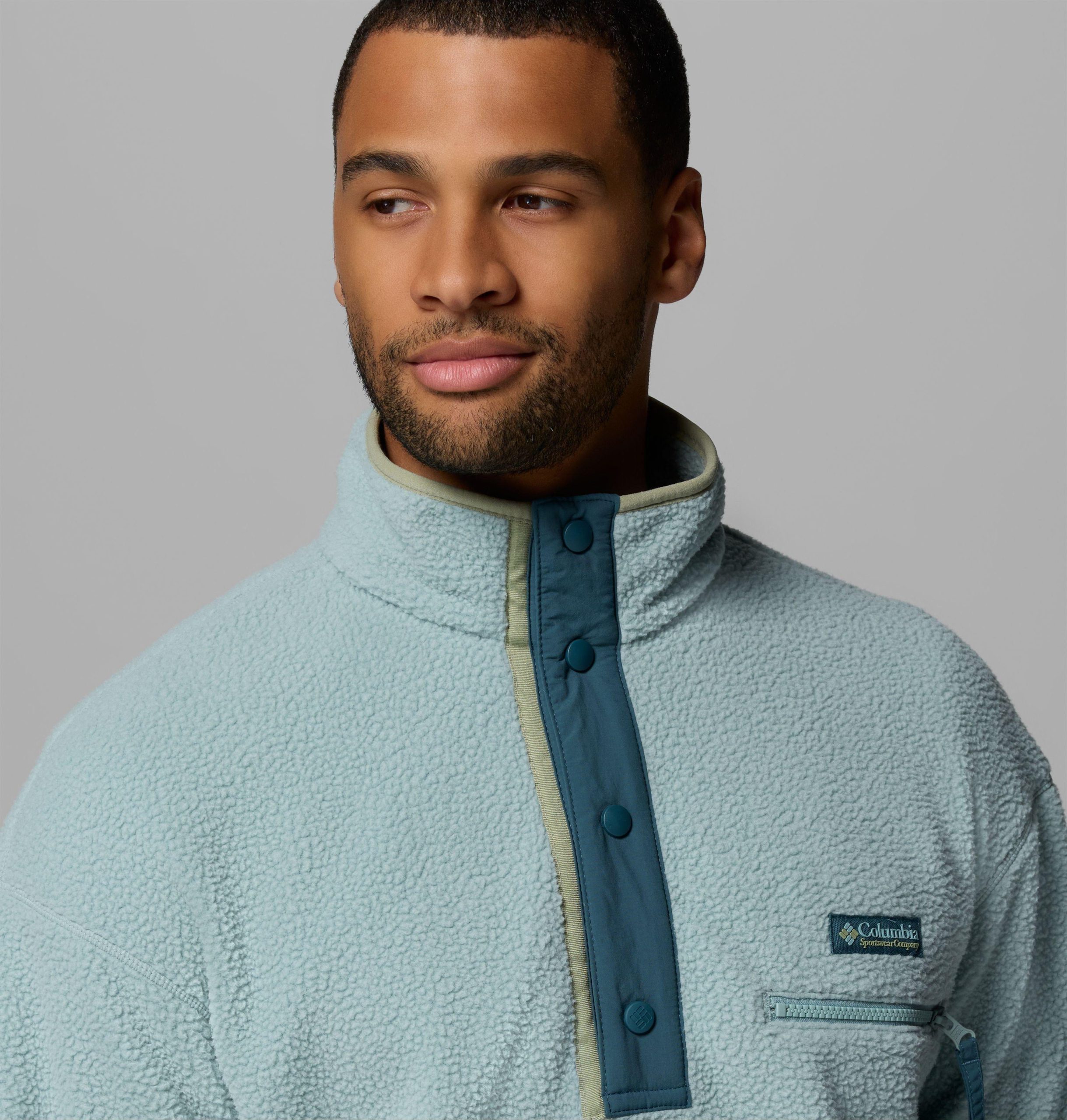 herre helvetia ii half snap fleece pullover
