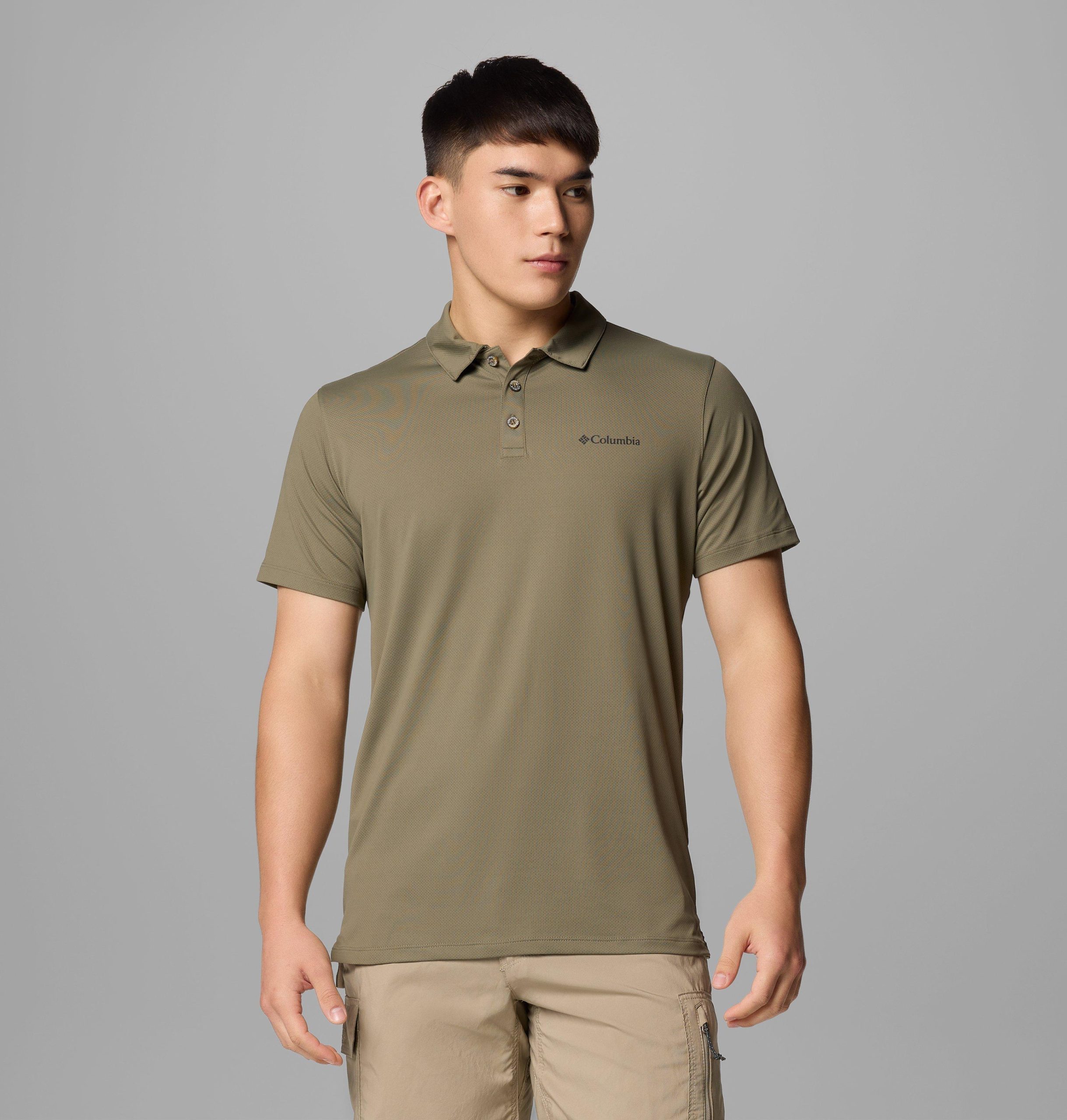 herre tech trail utility poloskjorte