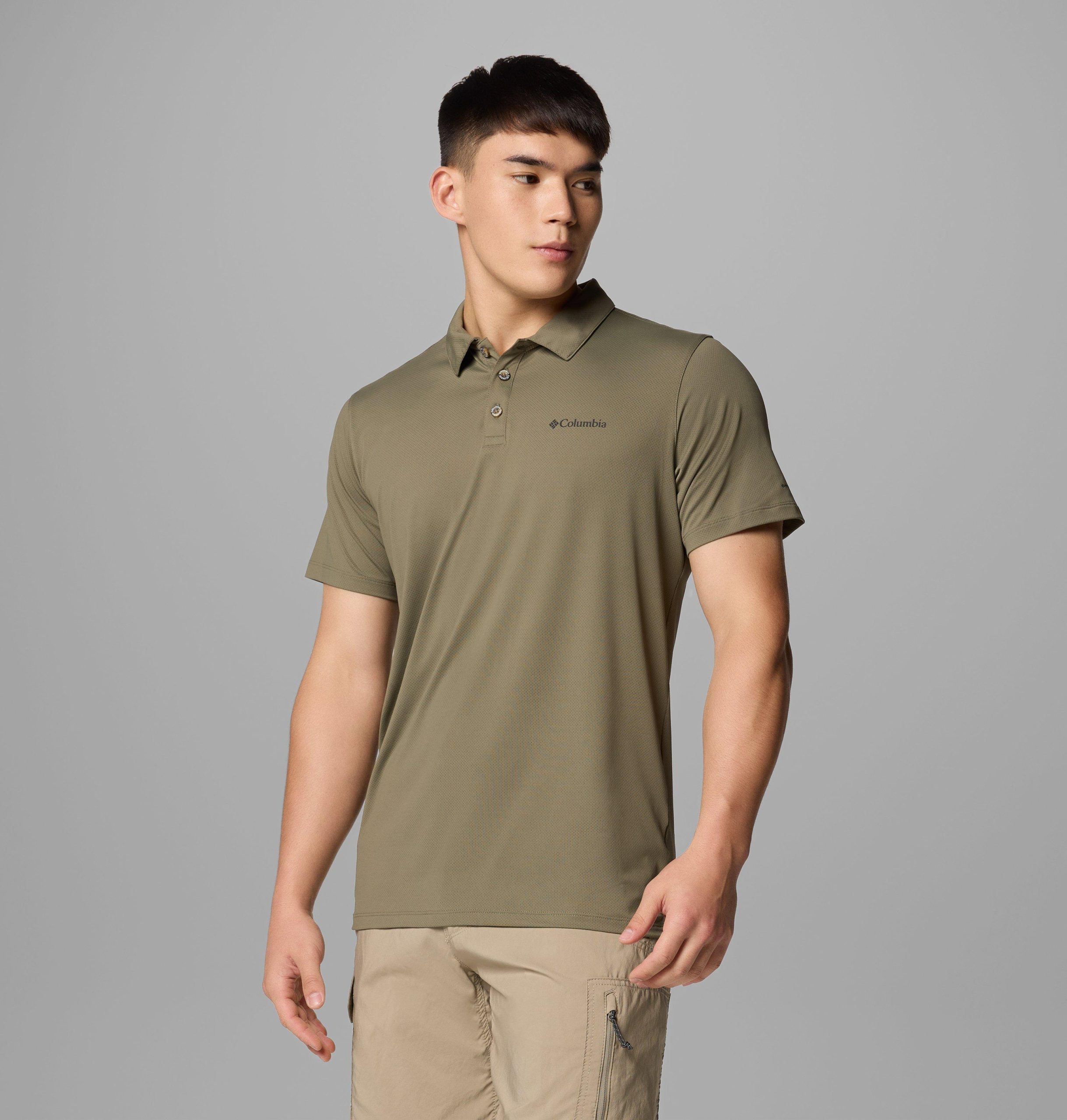 herre tech trail utility poloskjorte