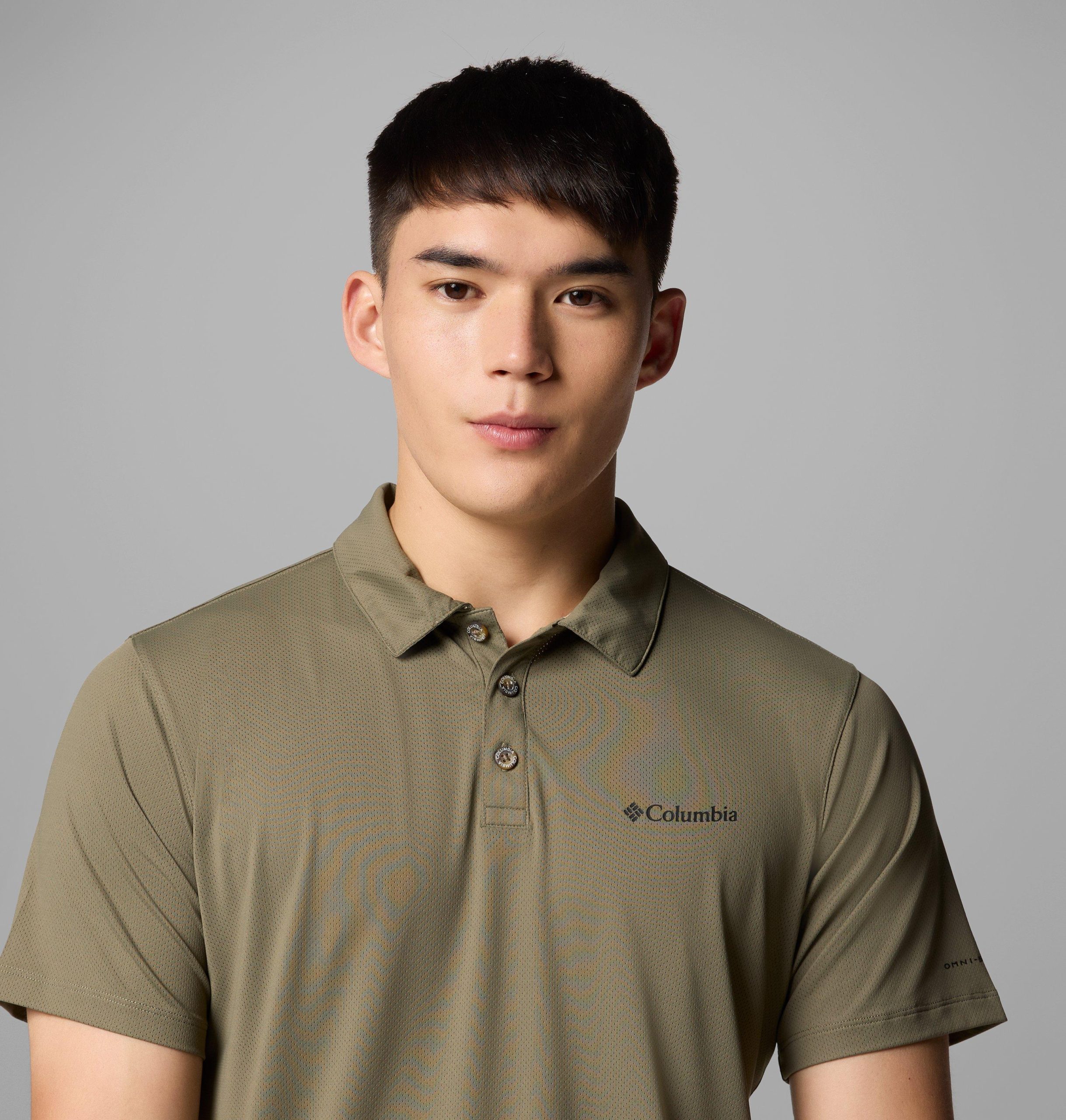 herre tech trail utility poloskjorte