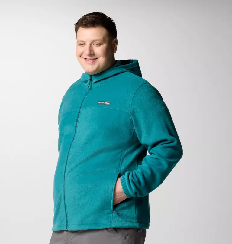 steens mountain fleece-hettegenser med glidelås for menn – stor