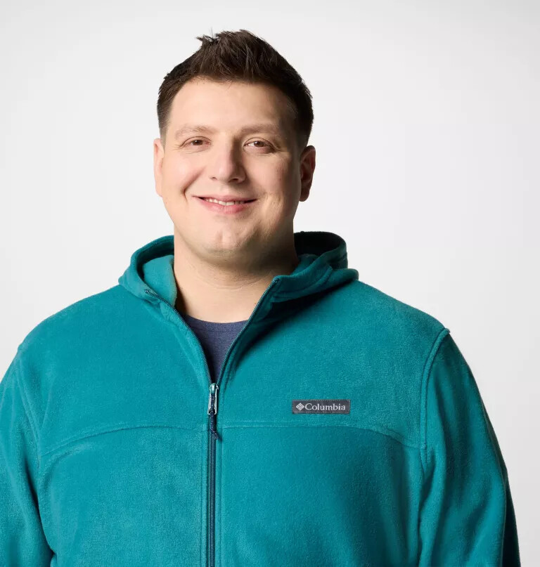 steens mountain fleece-hettegenser med glidelås for menn – stor