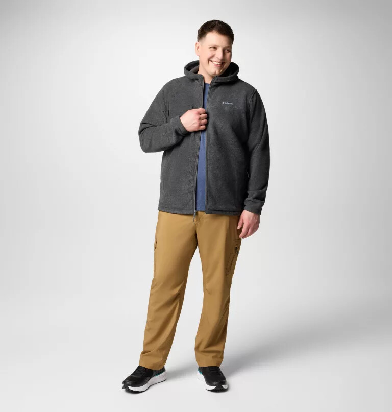 steens mountain fleece-hettegenser med glidelås for menn – stor