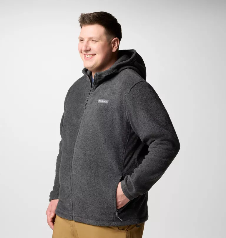 steens mountain fleece-hettegenser med glidelås for menn – stor