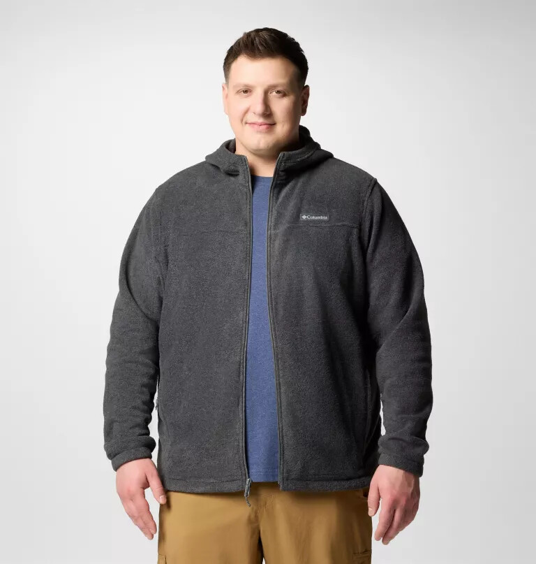 steens mountain fleece-hettegenser med glidelås for menn – stor