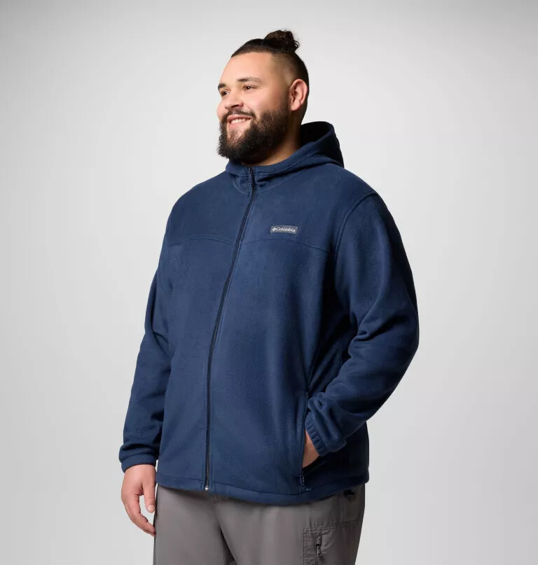 steens mountain fleece-hettegenser med glidelås for menn – stor