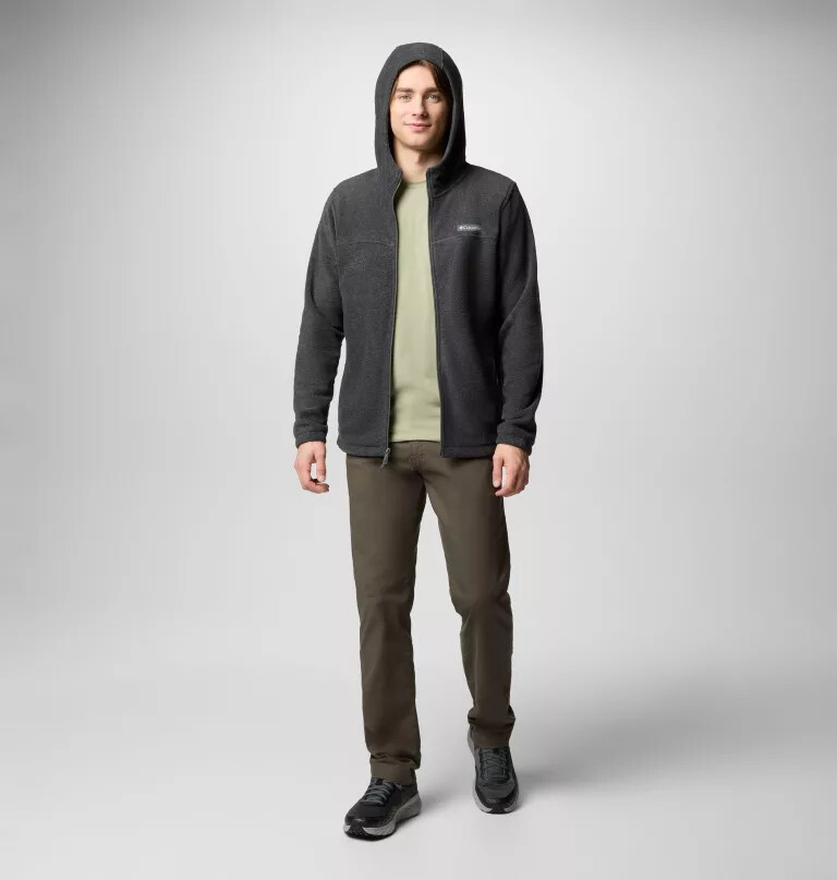 steens mountain fleece-hettegenser med glidelås for menn – tall